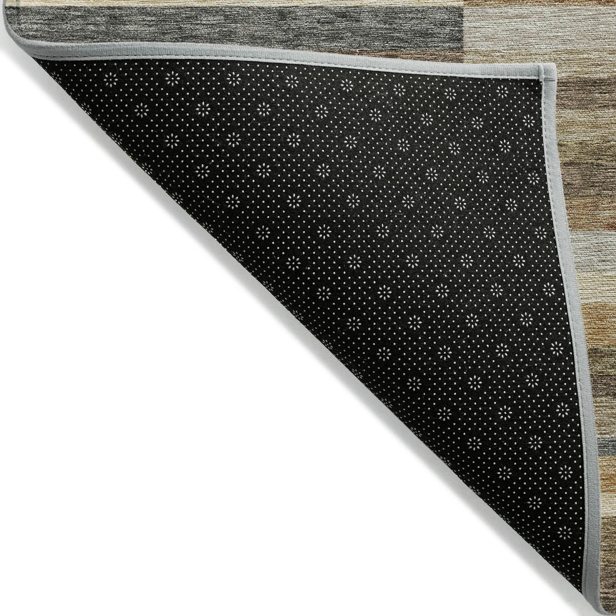 Machine Washable Indoor/ Outdoor Chantille Contempory Stripes Rug