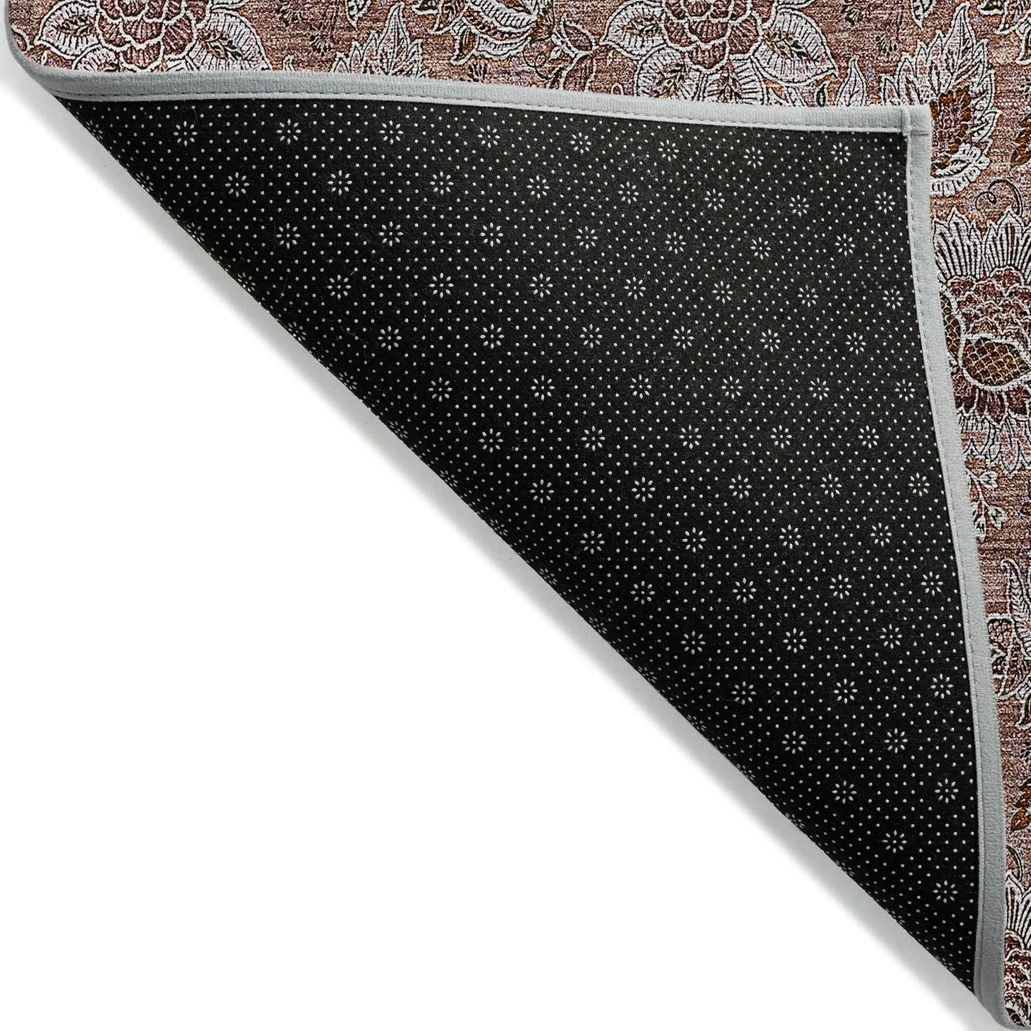 Machine Washable Indoor/ Outdoor Chantille Floral Farmhouse Rug