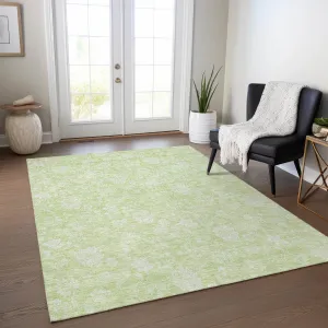 Machine Washable Indoor/ Outdoor Chantille Floral Farmhouse Rug