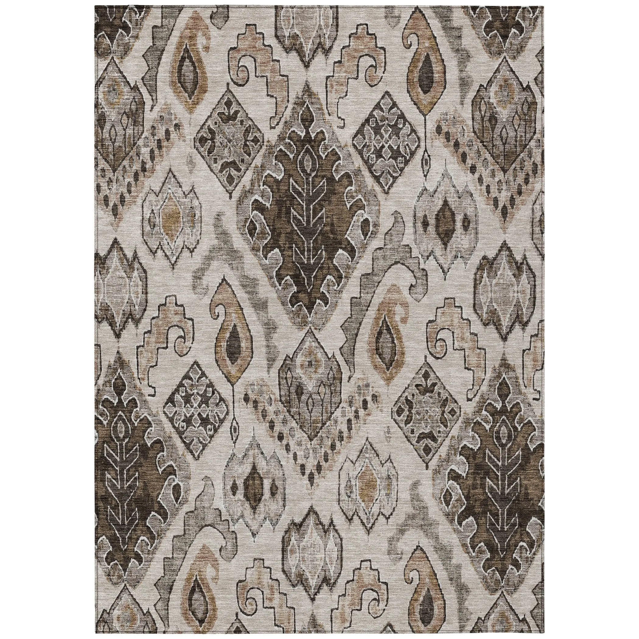 Machine Washable Indoor/ Outdoor Chantille Global Boho Rug