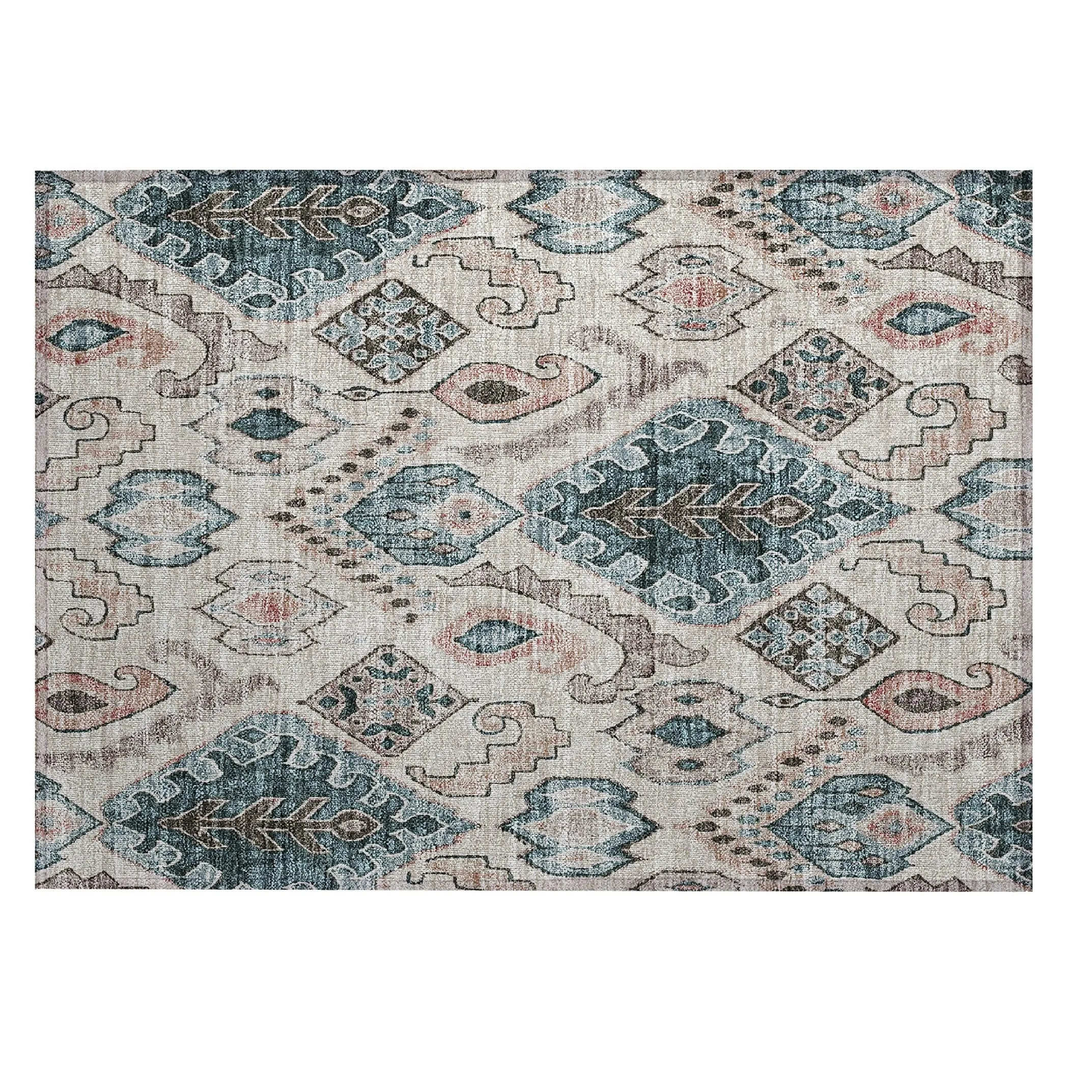 Machine Washable Indoor/ Outdoor Chantille Global Boho Rug