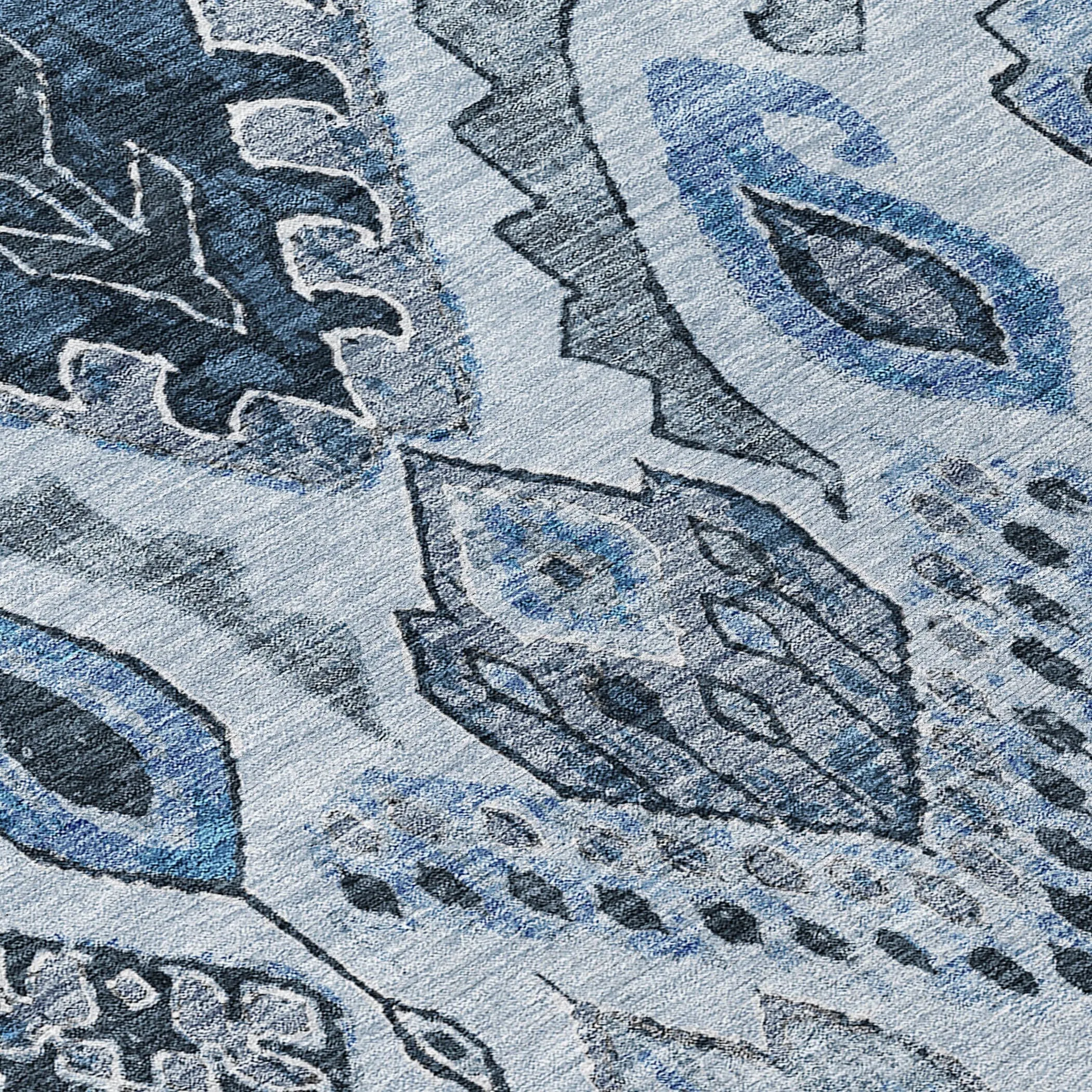 Machine Washable Indoor/ Outdoor Chantille Global Boho Rug