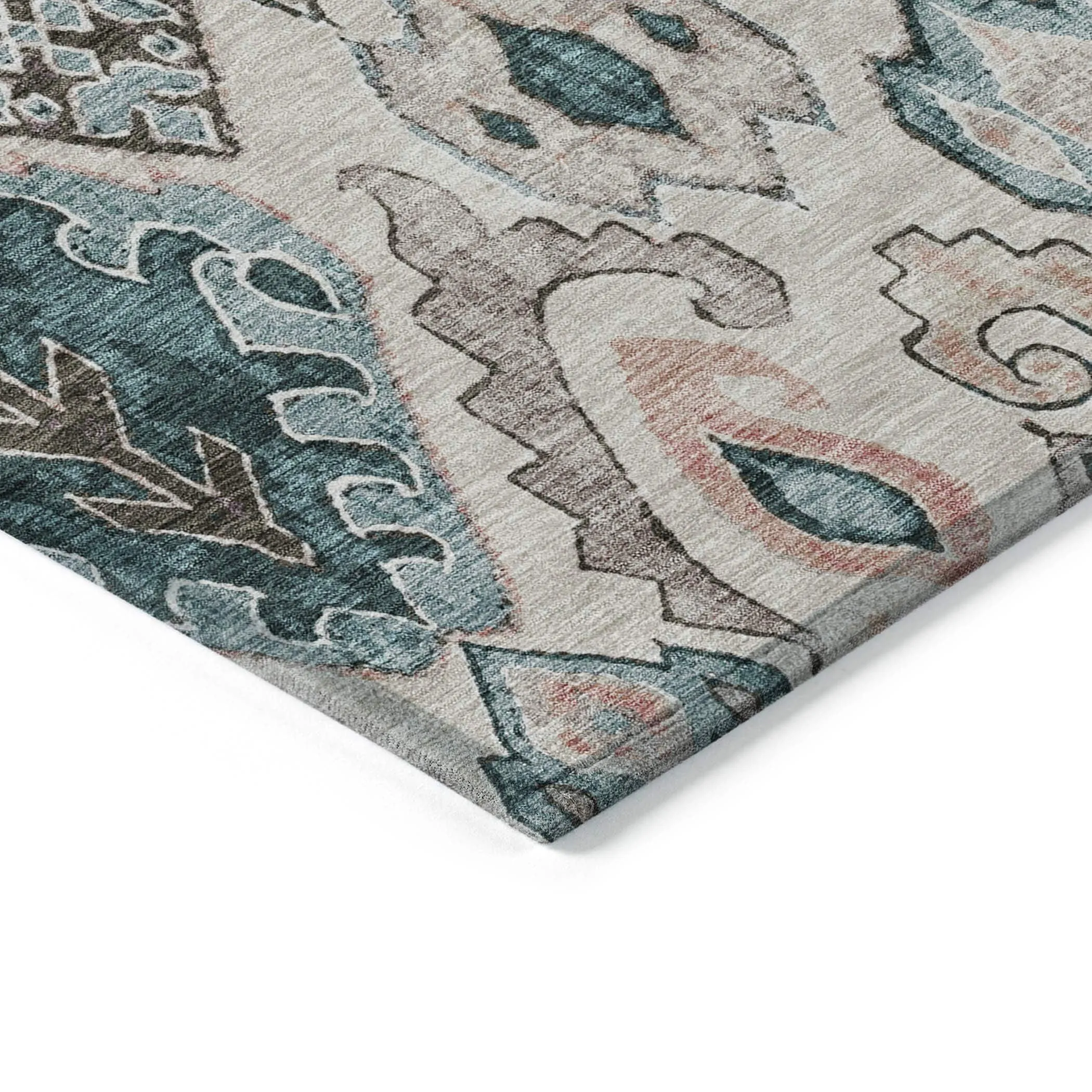 Machine Washable Indoor/ Outdoor Chantille Global Boho Rug