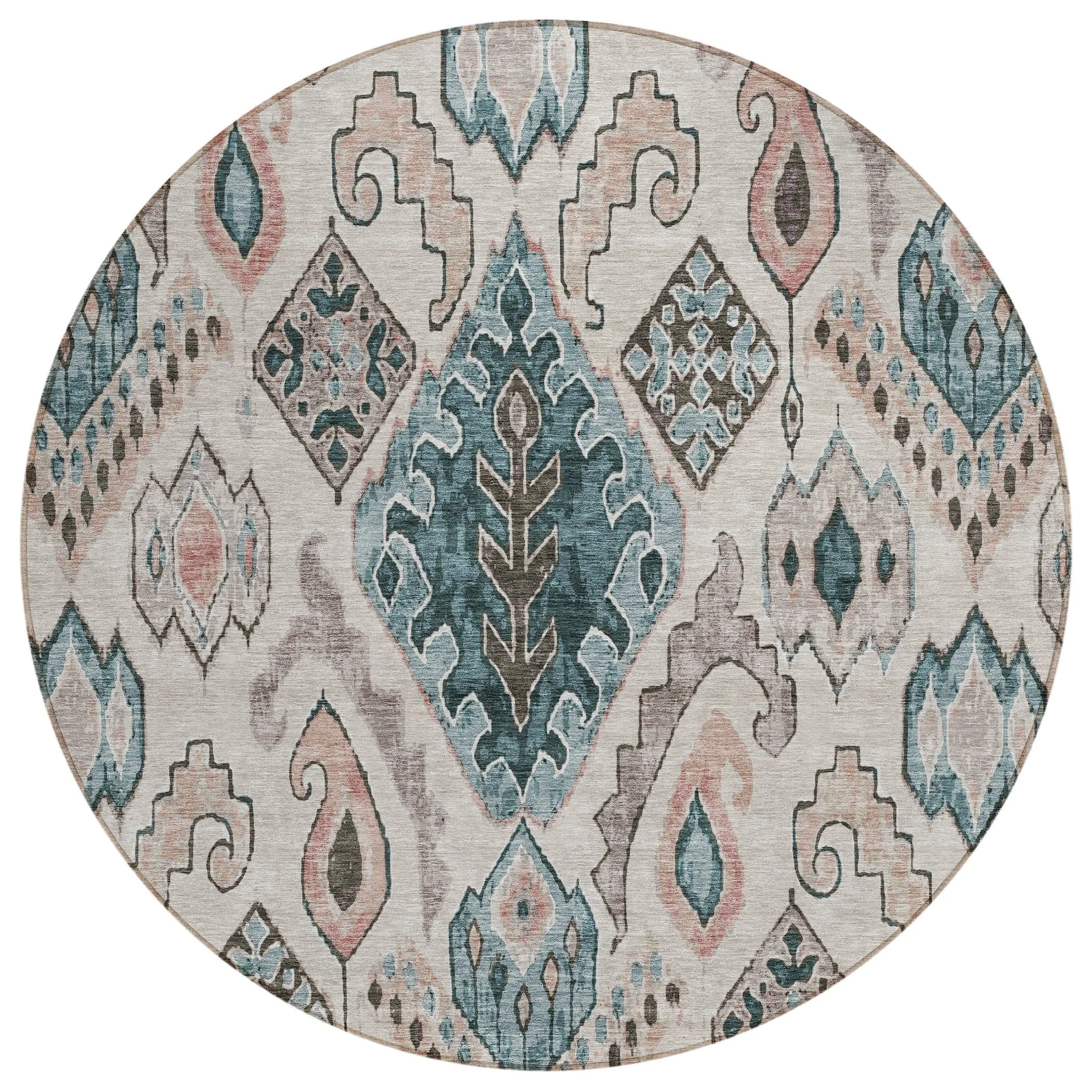 Machine Washable Indoor/ Outdoor Chantille Global Boho Rug