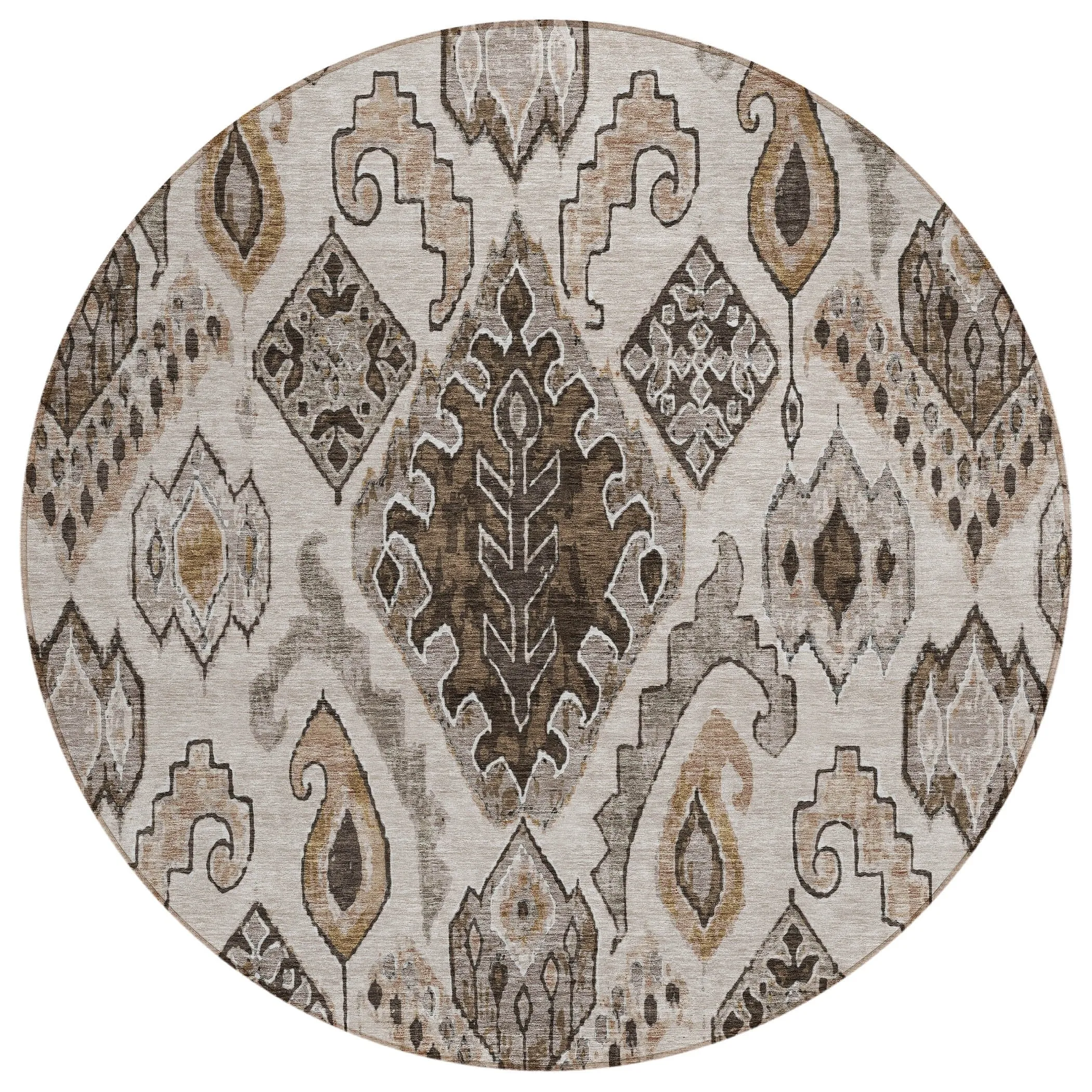 Machine Washable Indoor/ Outdoor Chantille Global Boho Rug