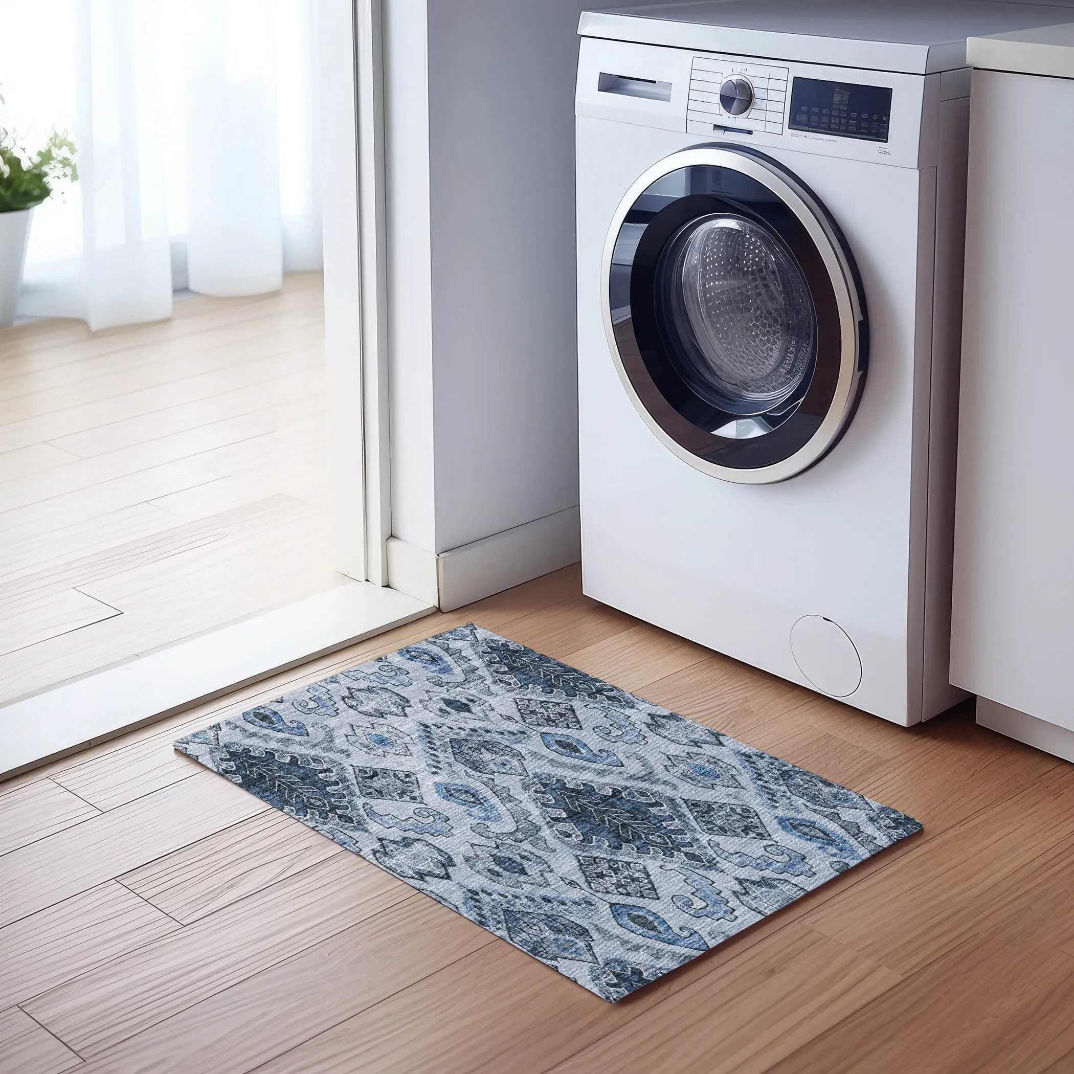 Machine Washable Indoor/ Outdoor Chantille Global Boho Rug