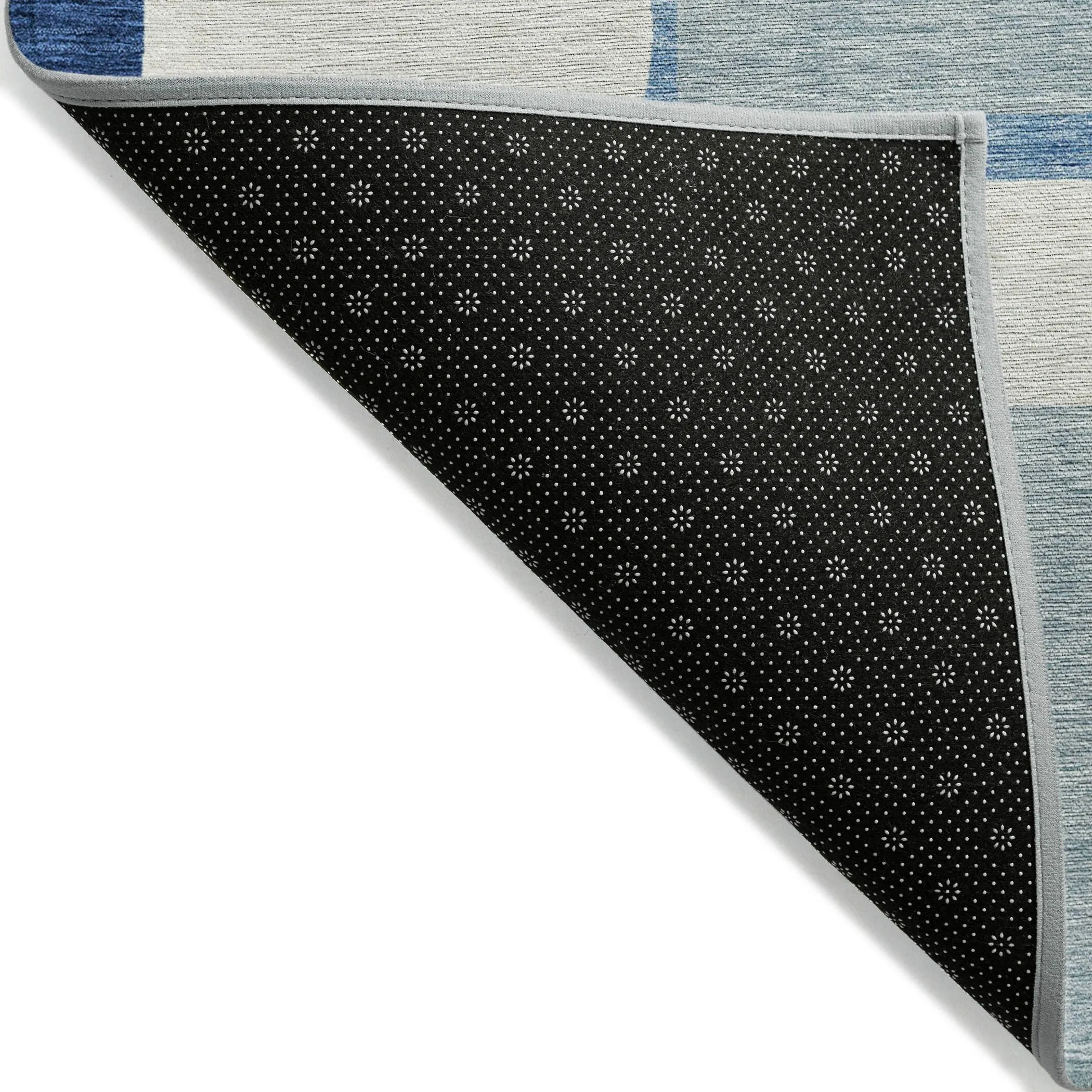 Machine Washable Indoor/ Outdoor Chantille Modern Blocks Rug