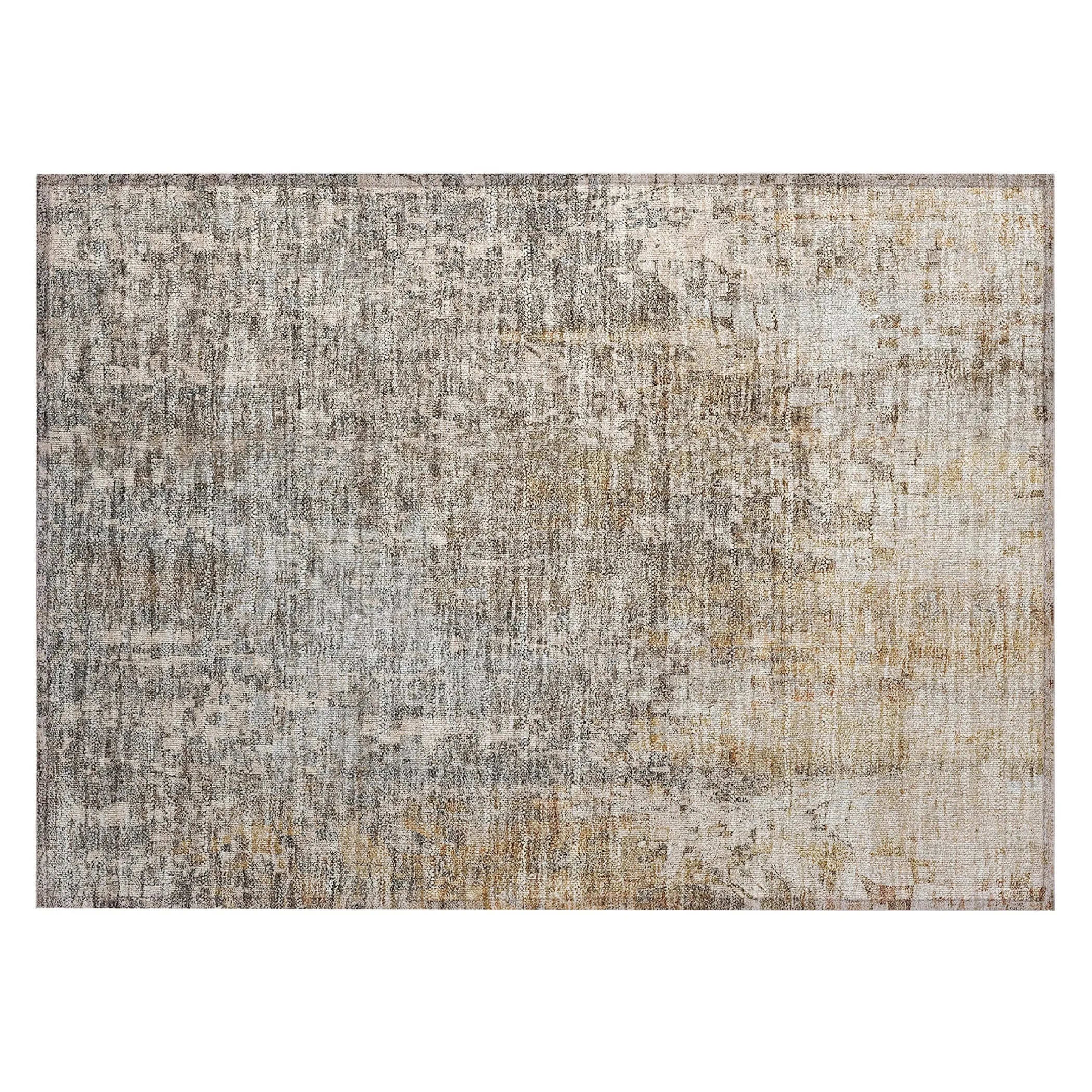 Machine Washable Indoor/ Outdoor Chantille Modern Ombre Rug