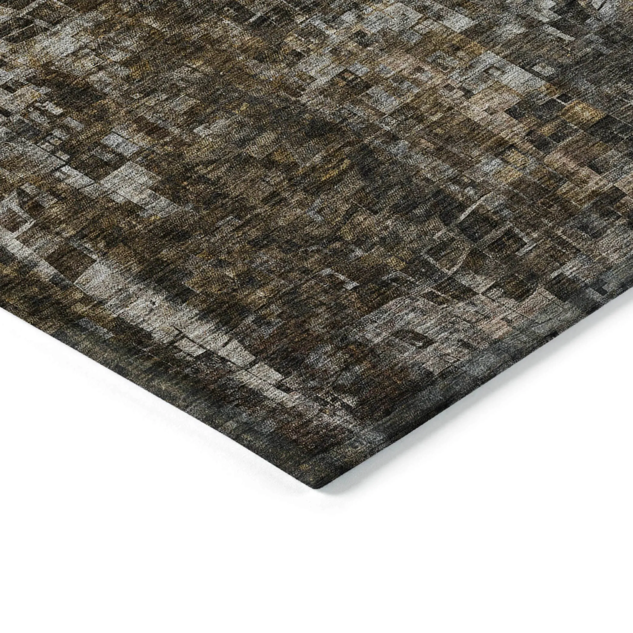 Machine Washable Indoor/ Outdoor Chantille Modern Ombre Rug