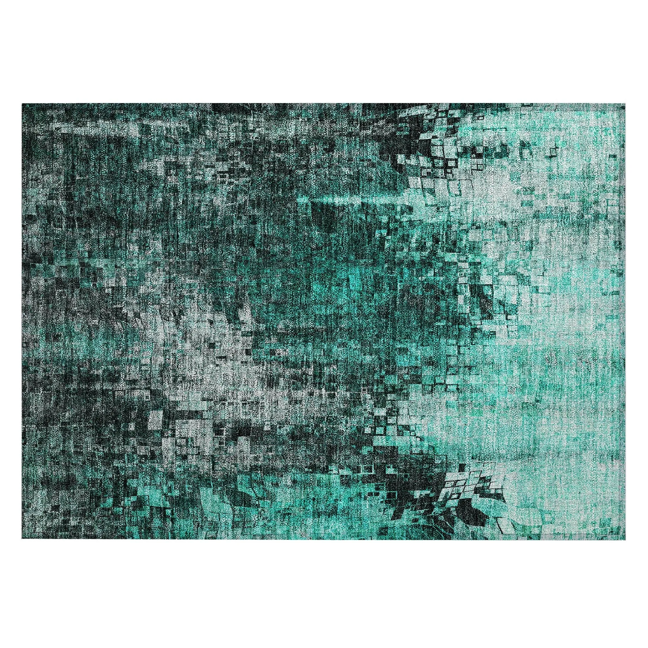 Machine Washable Indoor/ Outdoor Chantille Modern Ombre Rug