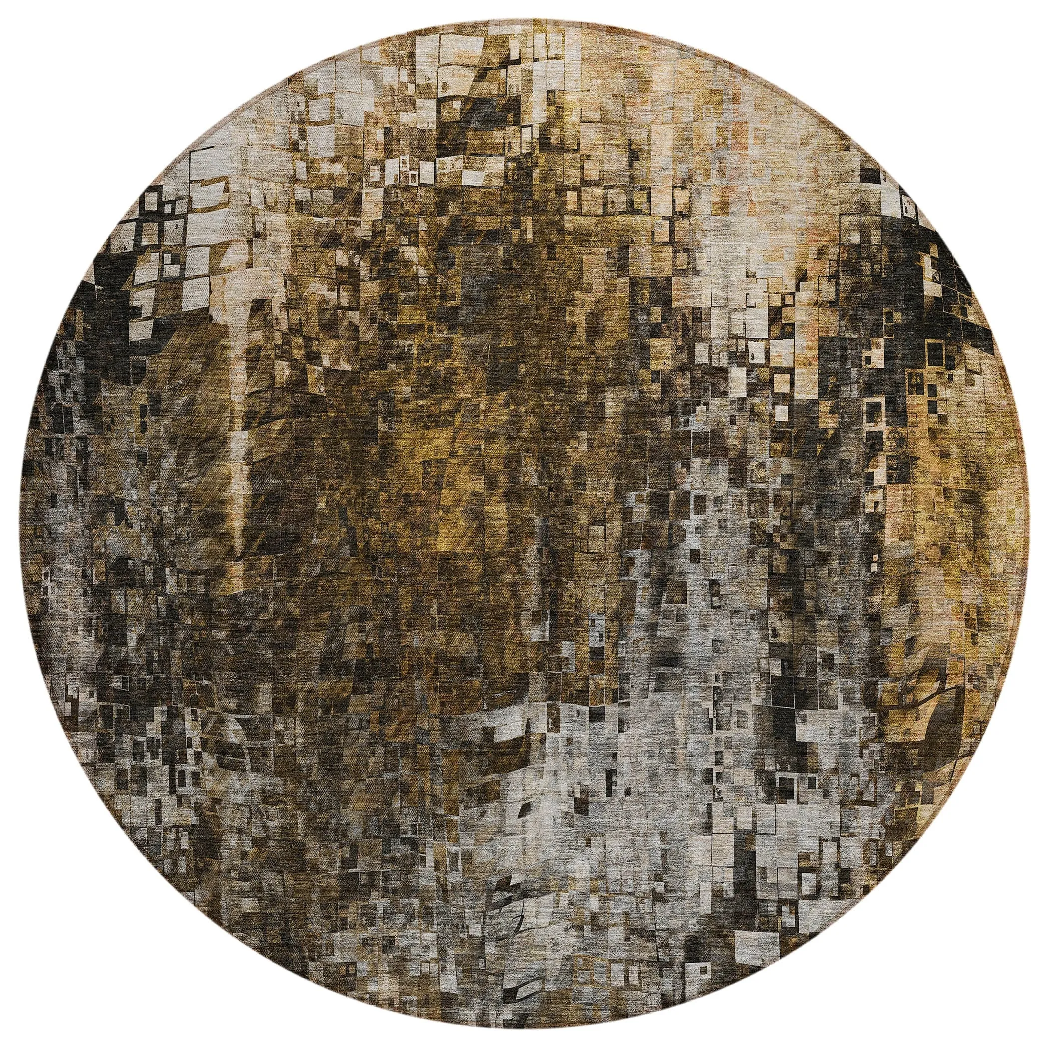 Machine Washable Indoor/ Outdoor Chantille Modern Ombre Rug