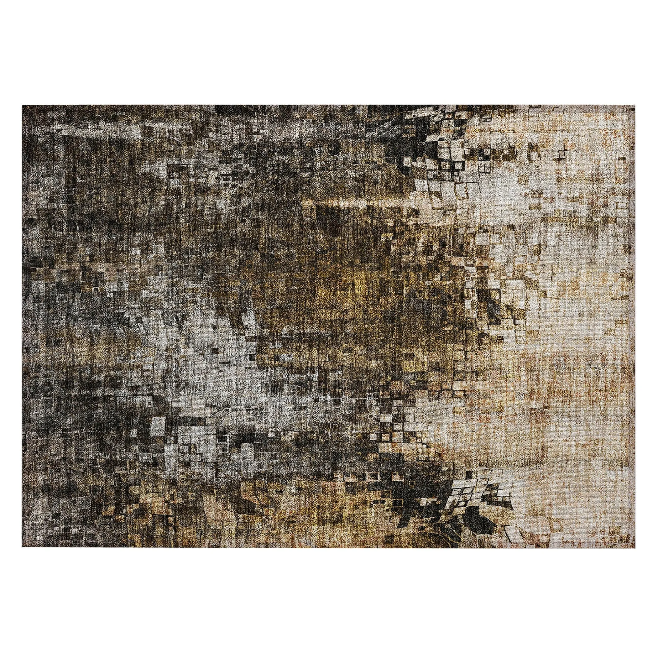 Machine Washable Indoor/ Outdoor Chantille Modern Ombre Rug