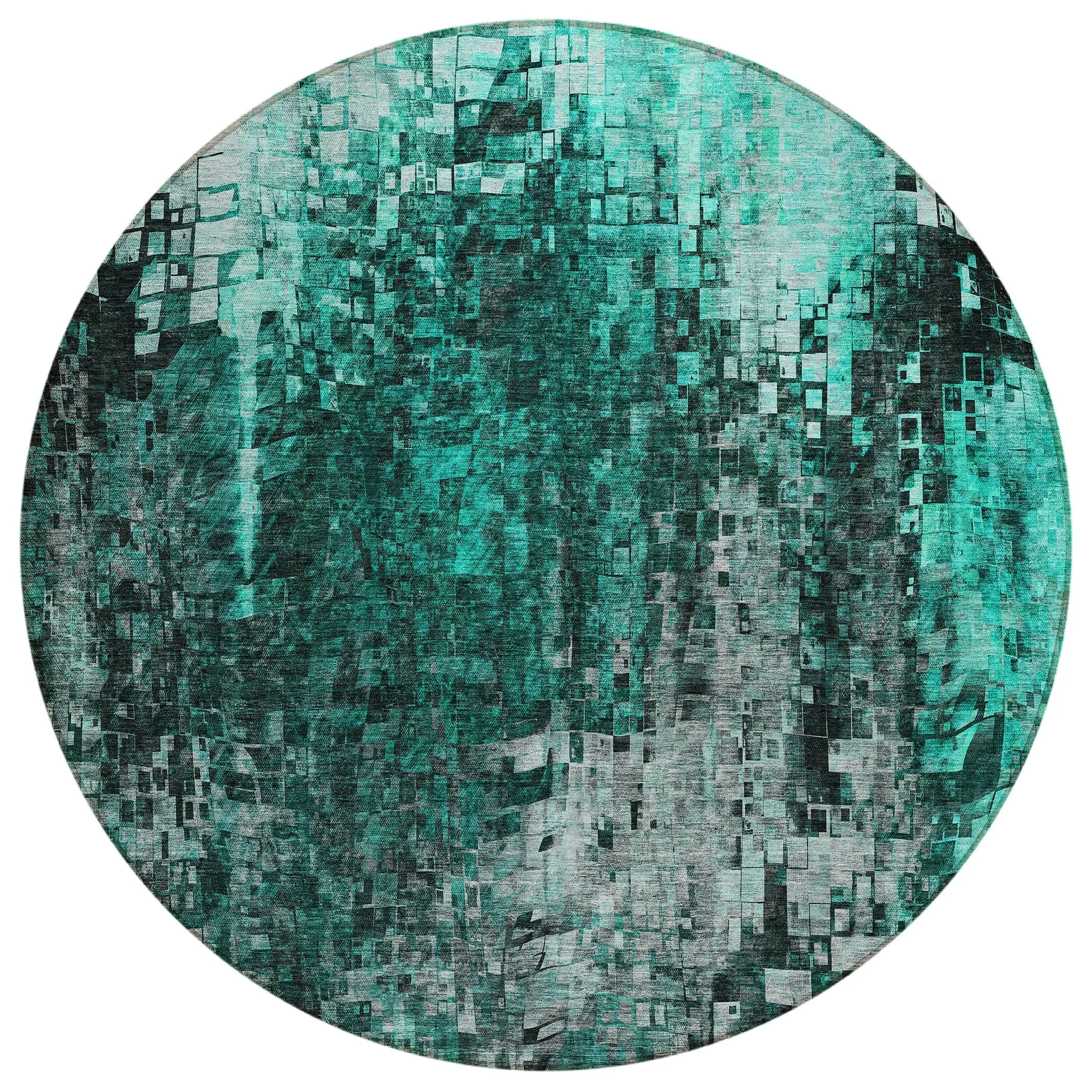 Machine Washable Indoor/ Outdoor Chantille Modern Ombre Rug
