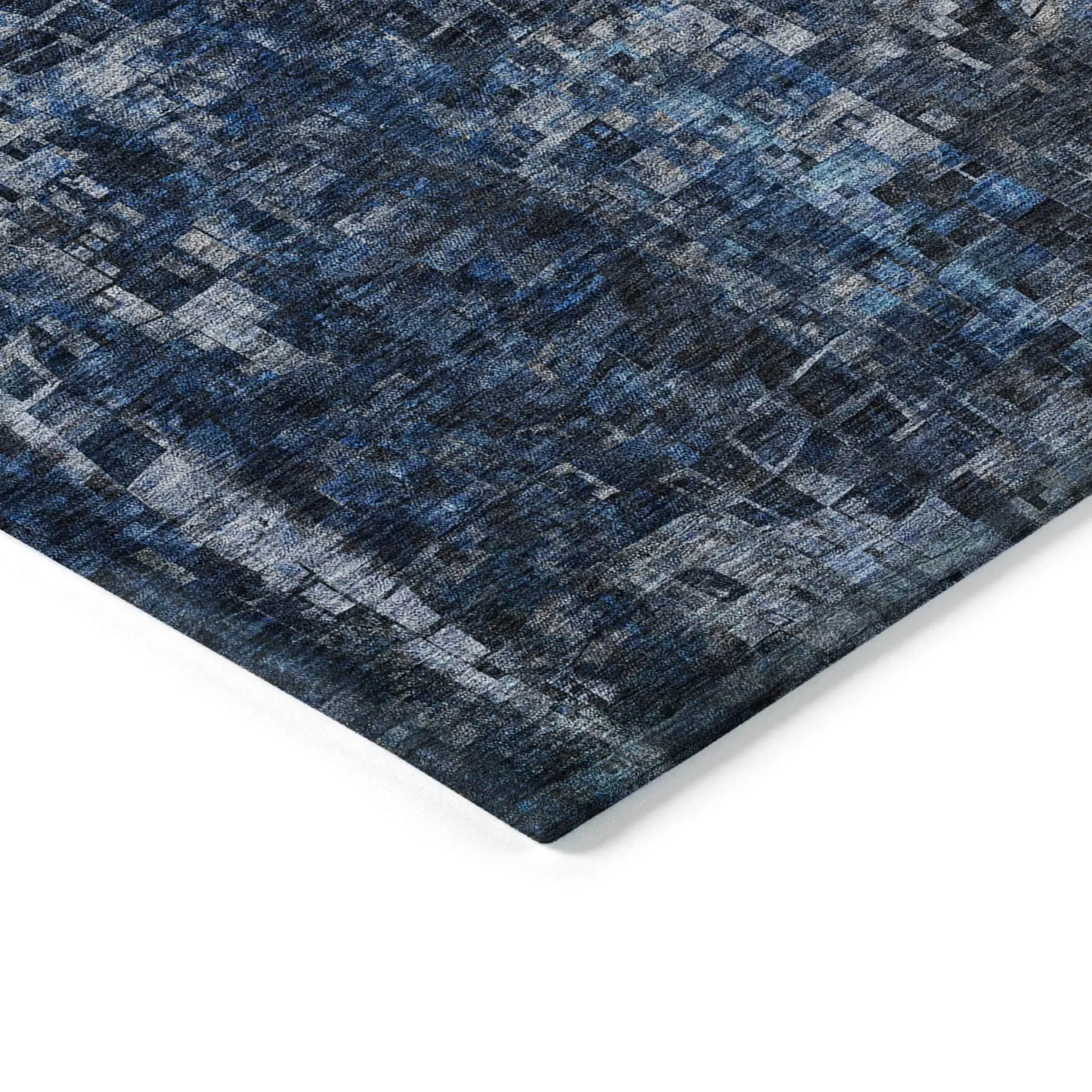 Machine Washable Indoor/ Outdoor Chantille Modern Ombre Rug