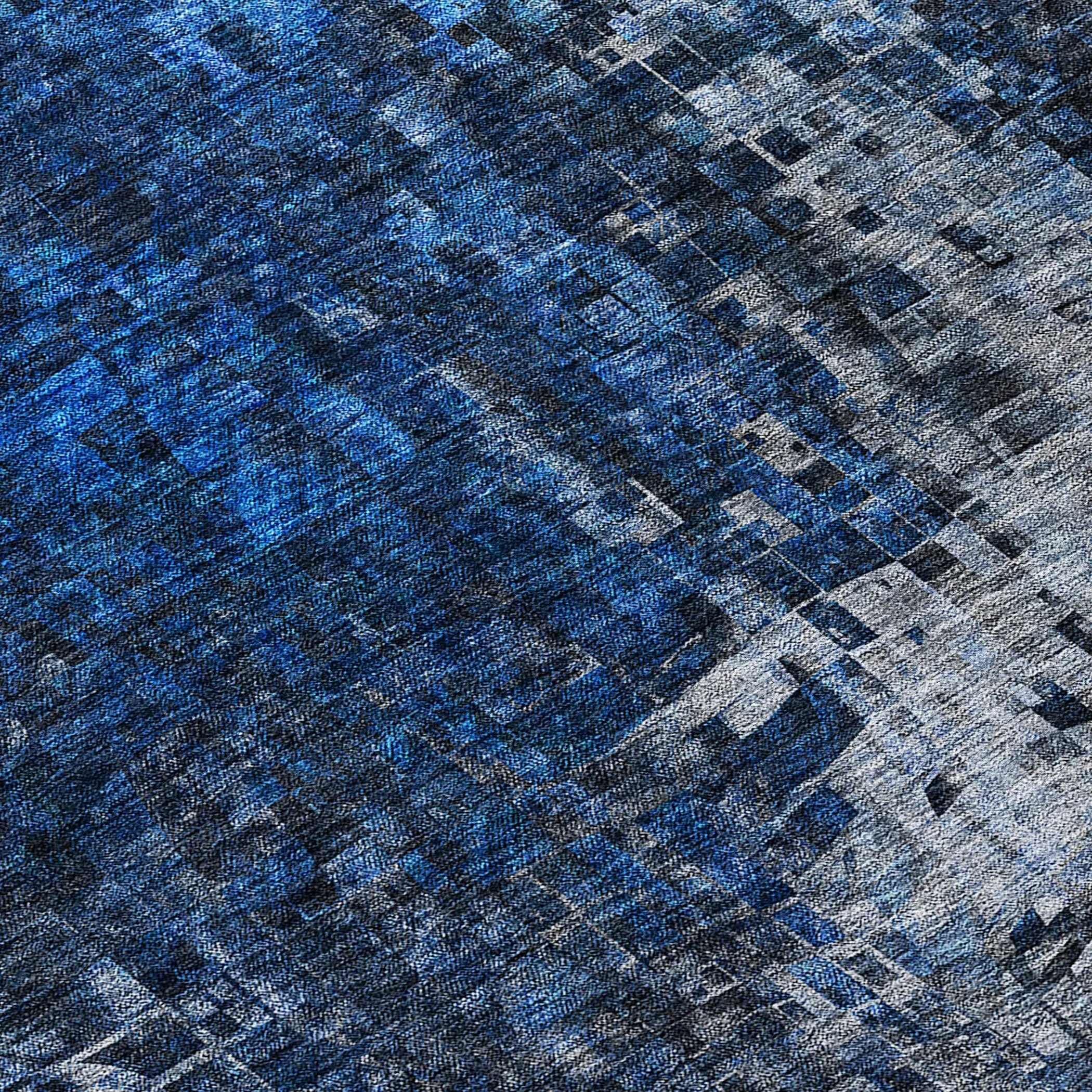 Machine Washable Indoor/ Outdoor Chantille Modern Ombre Rug