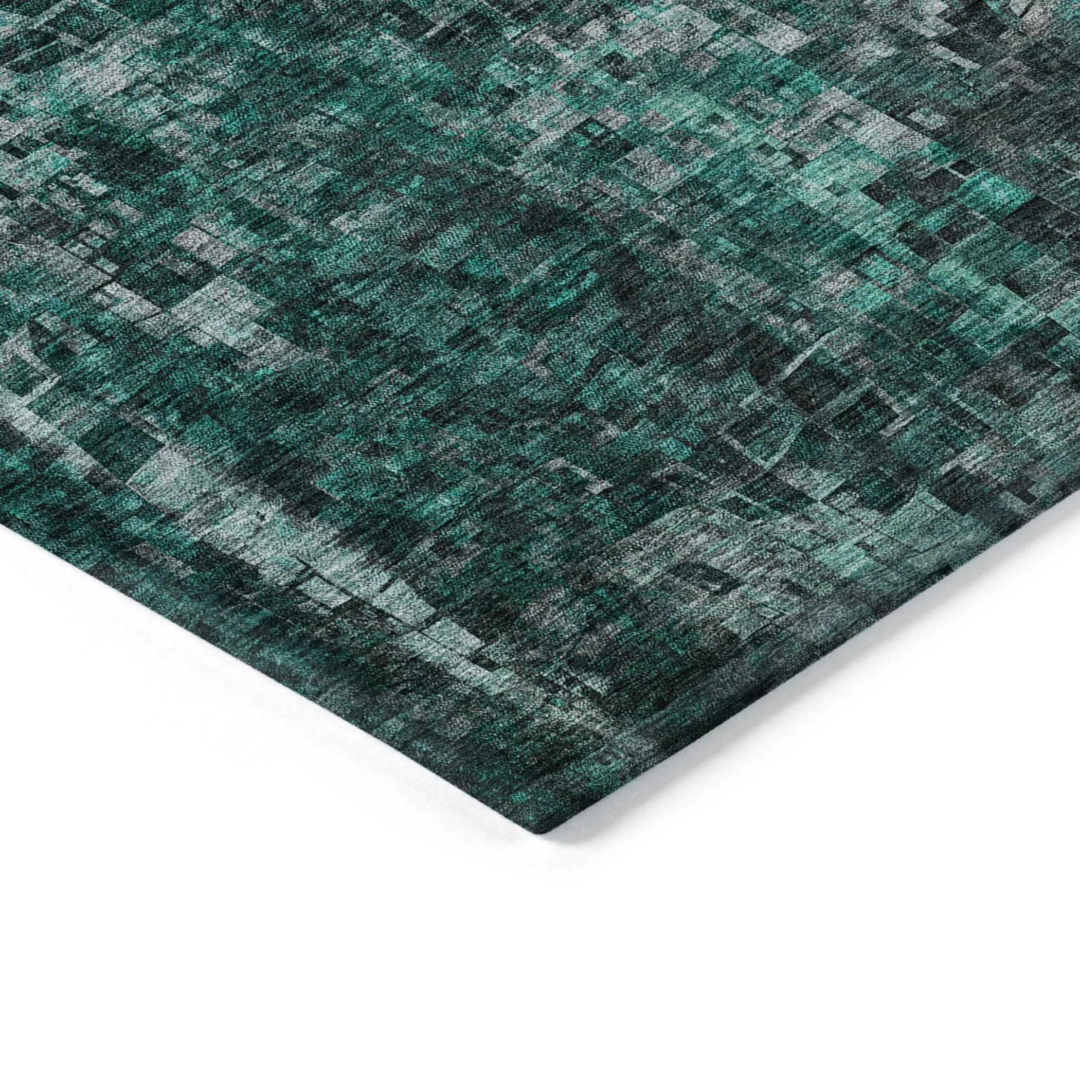 Machine Washable Indoor/ Outdoor Chantille Modern Ombre Rug