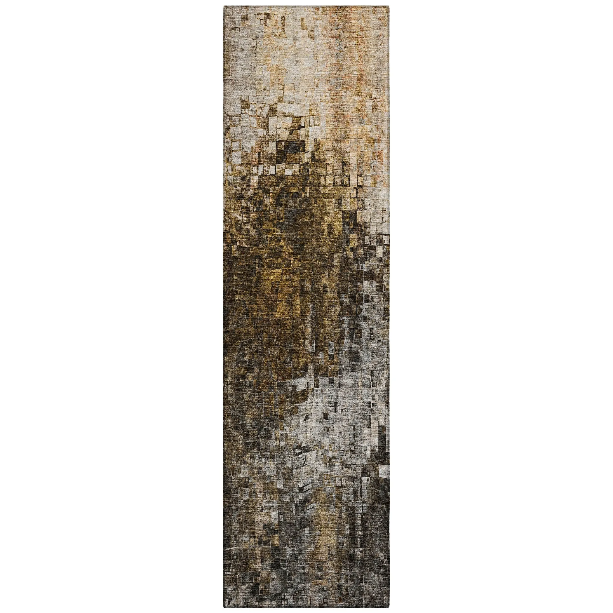 Machine Washable Indoor/ Outdoor Chantille Modern Ombre Rug