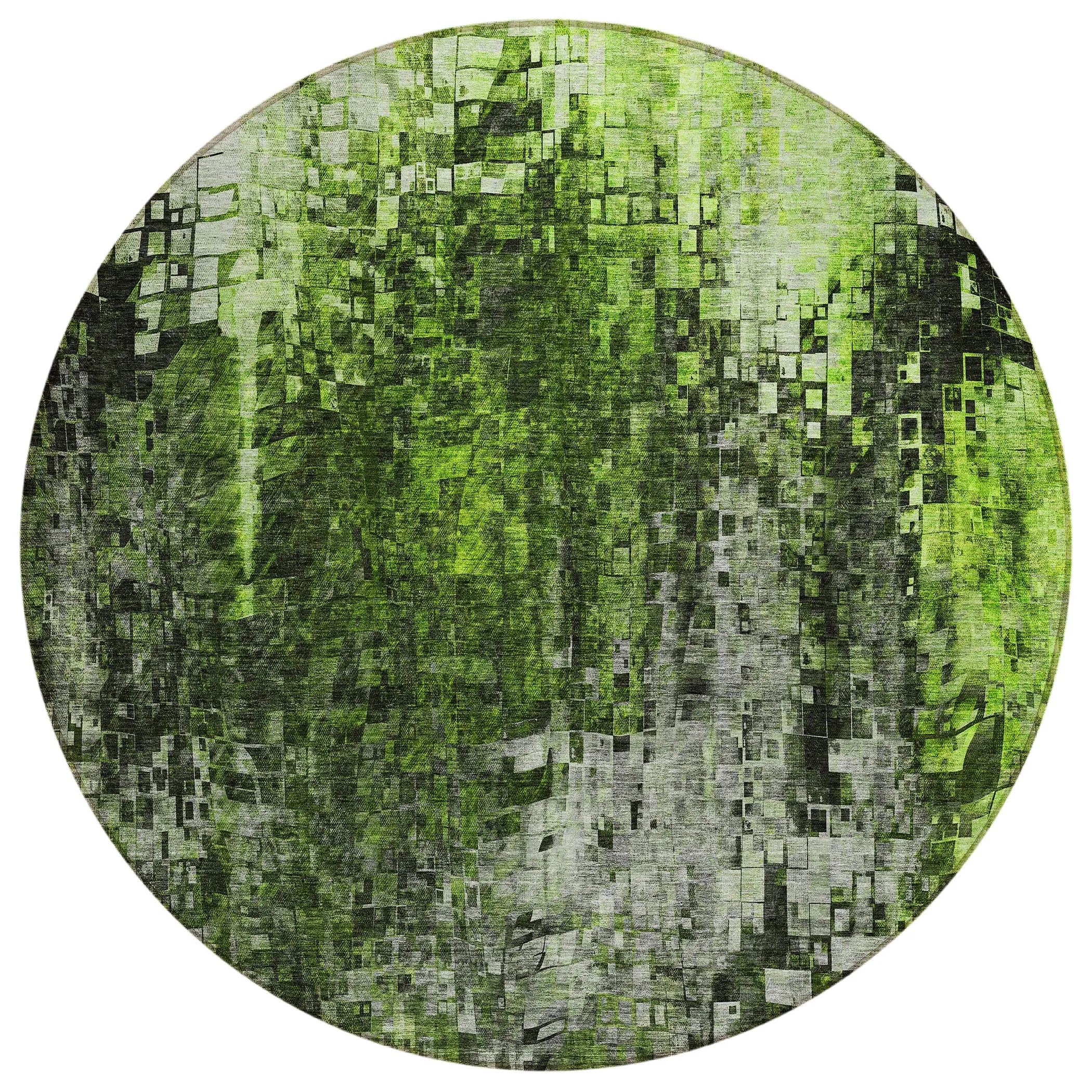 Machine Washable Indoor/ Outdoor Chantille Modern Ombre Rug