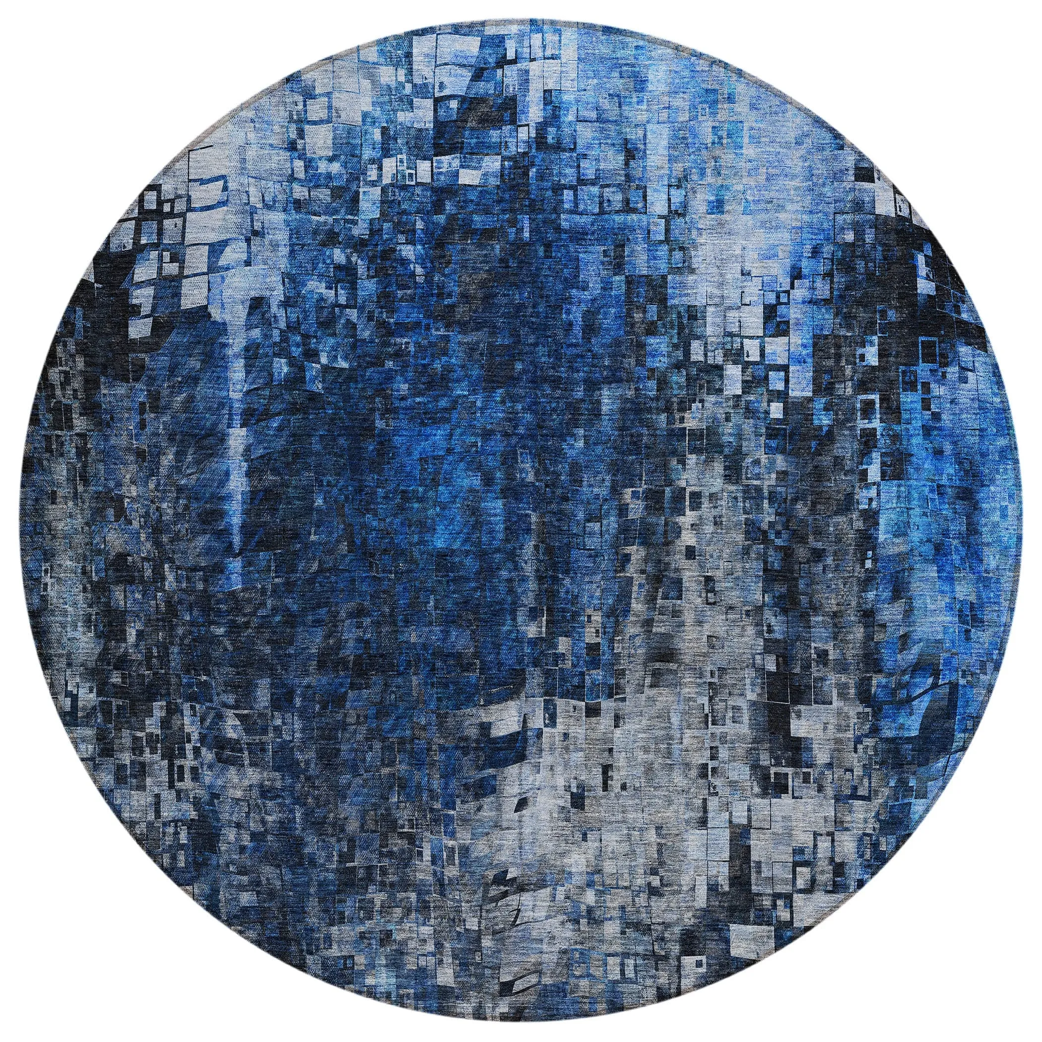 Machine Washable Indoor/ Outdoor Chantille Modern Ombre Rug