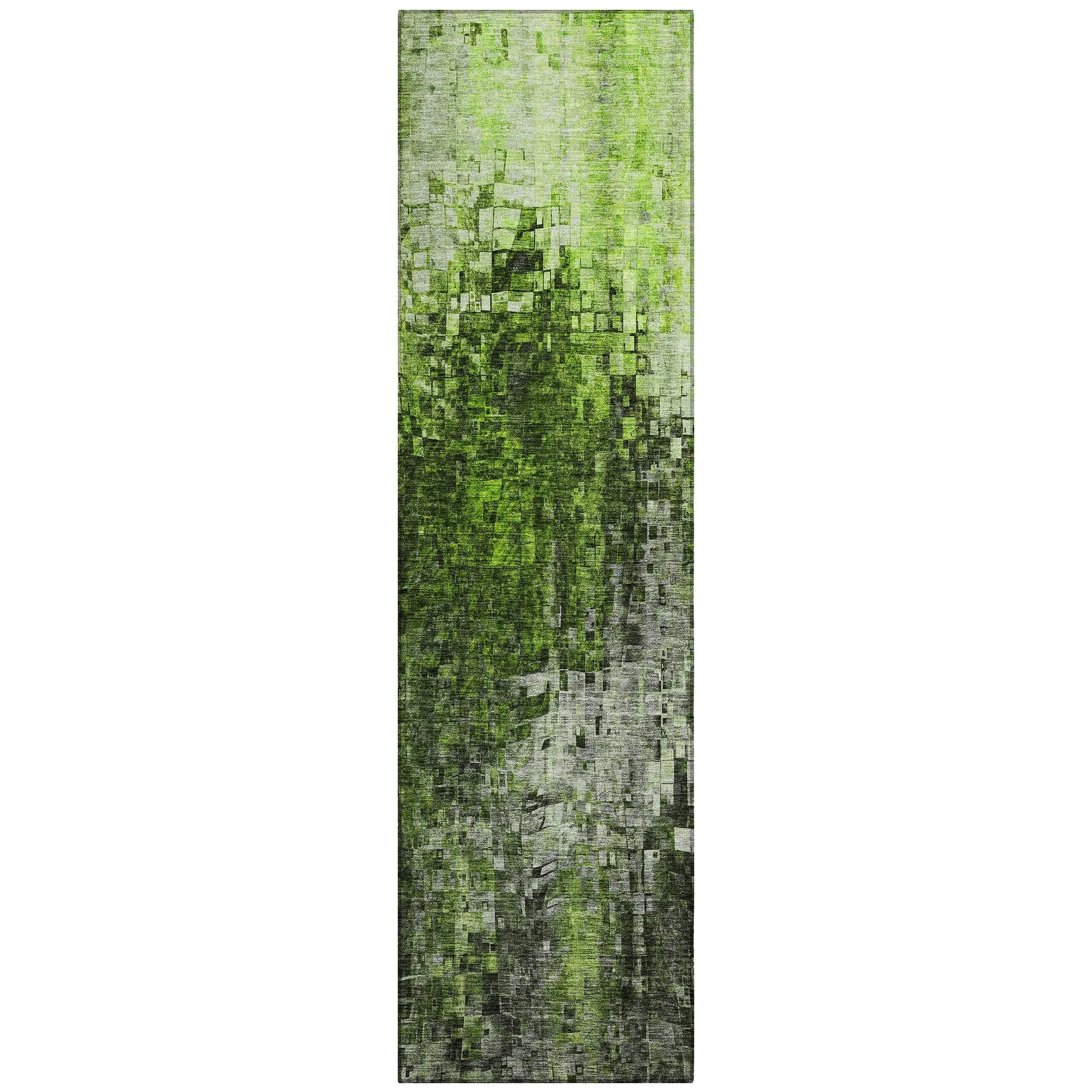 Machine Washable Indoor/ Outdoor Chantille Modern Ombre Rug