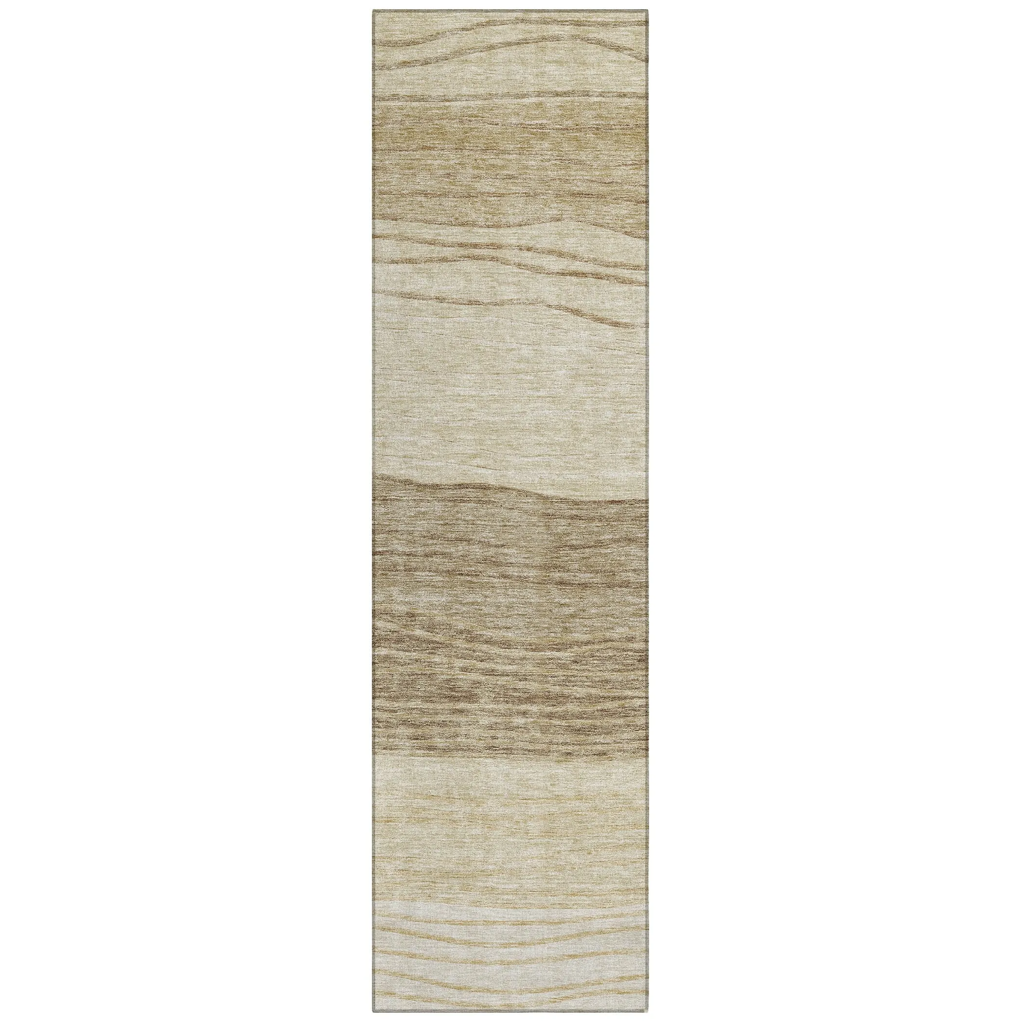 Machine Washable Indoor/ Outdoor Chantille Modern Stripes Rug