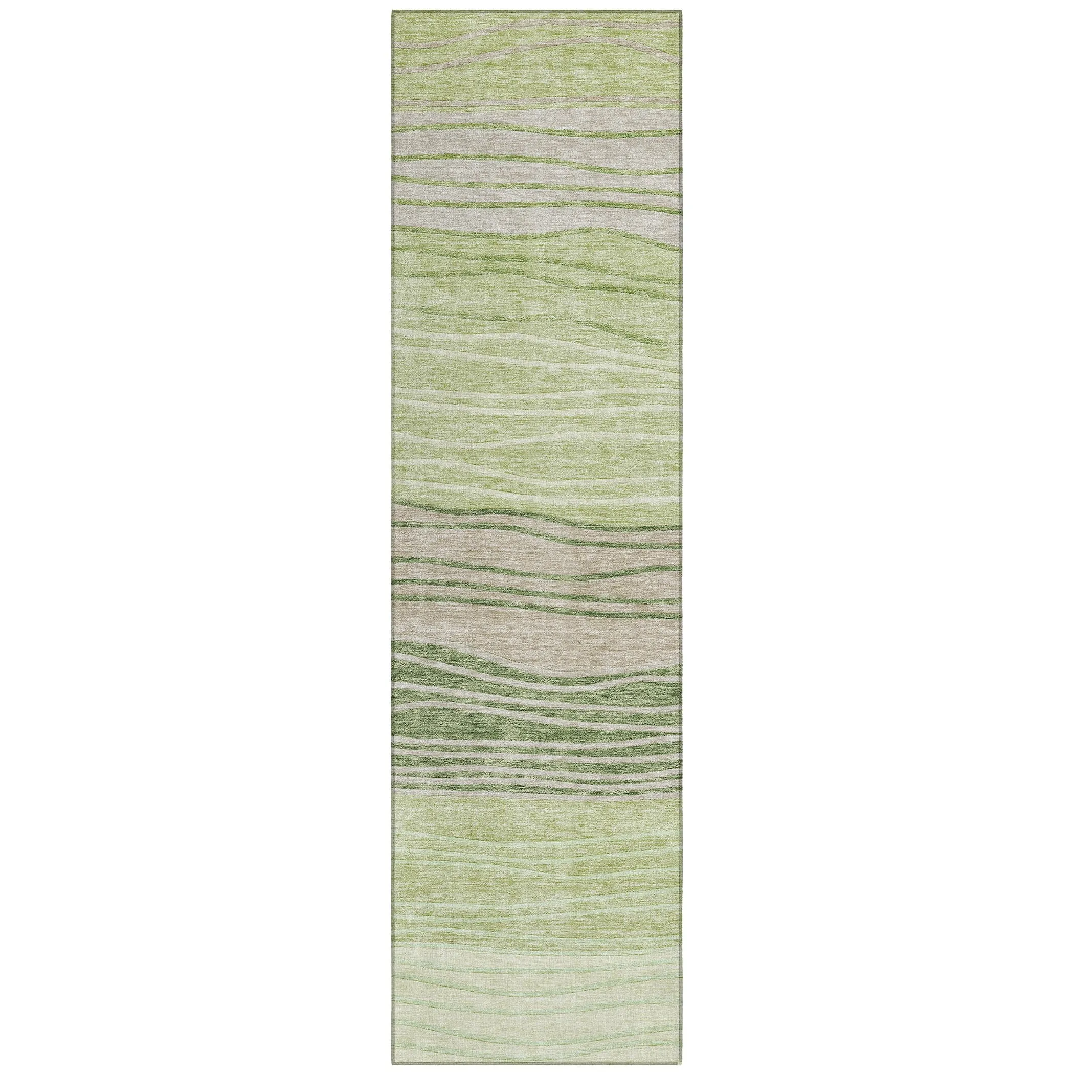 Machine Washable Indoor/ Outdoor Chantille Modern Stripes Rug