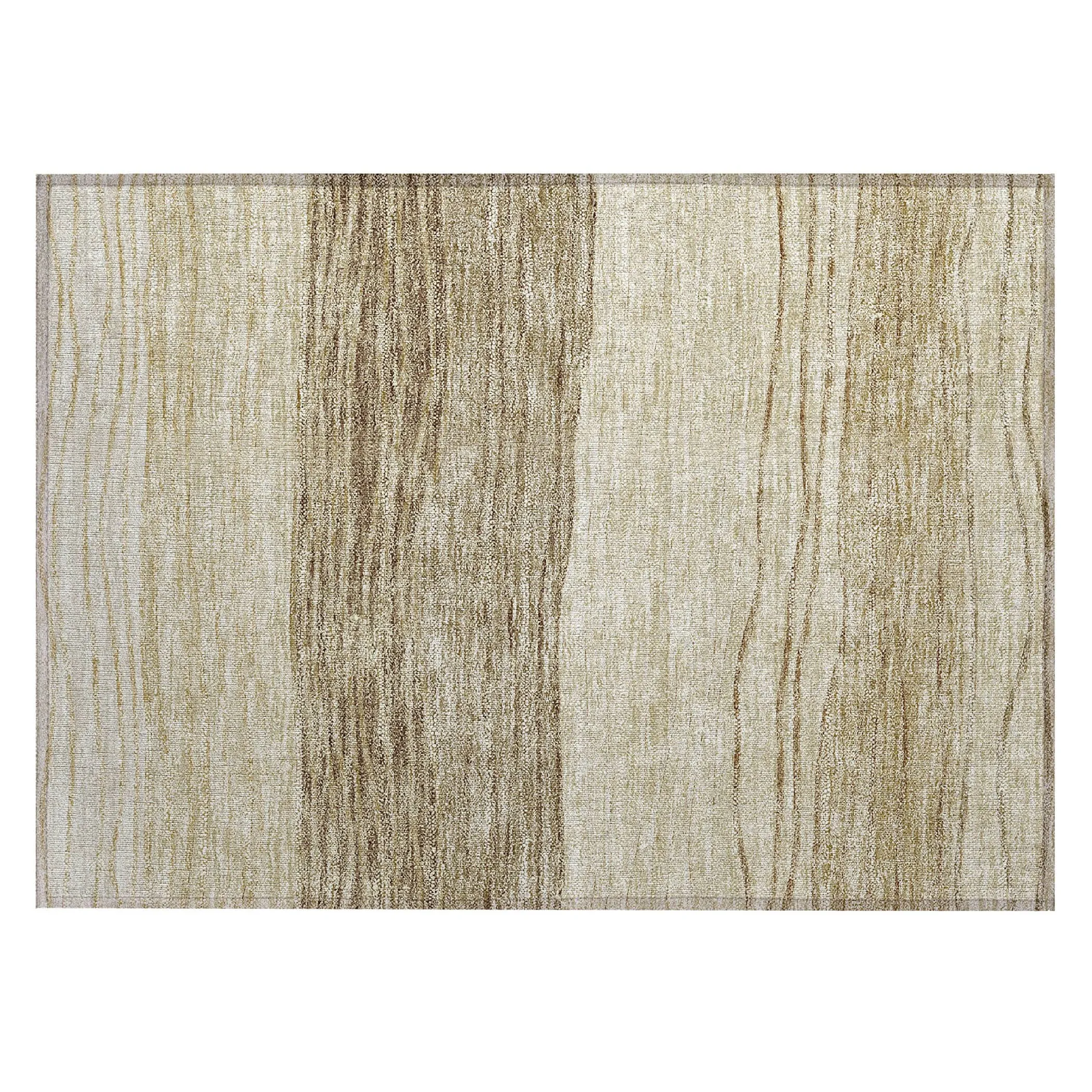 Machine Washable Indoor/ Outdoor Chantille Modern Stripes Rug