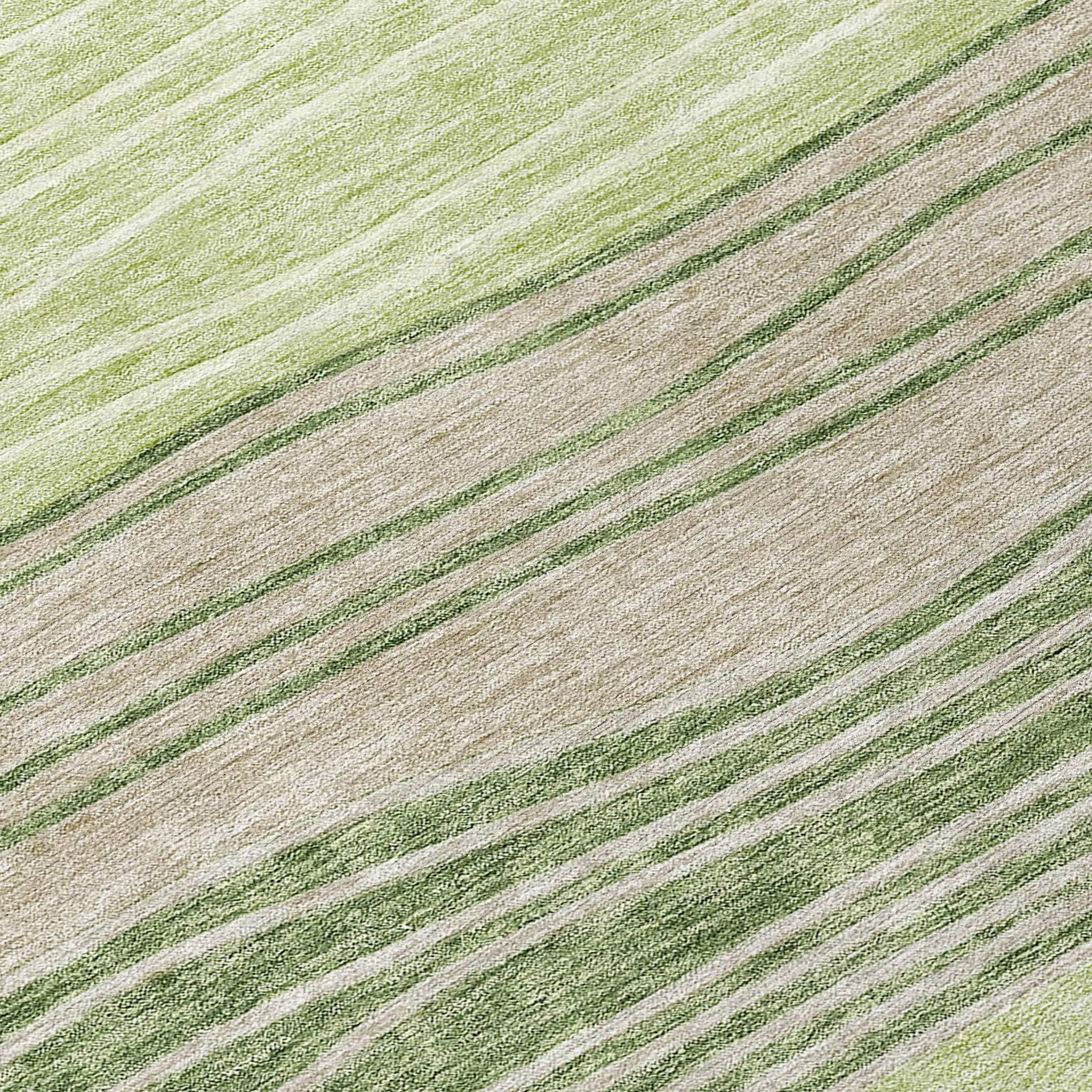 Machine Washable Indoor/ Outdoor Chantille Modern Stripes Rug