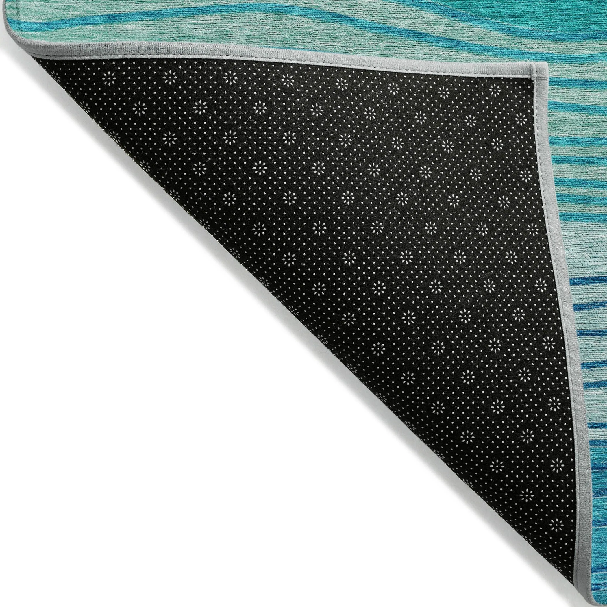 Machine Washable Indoor/ Outdoor Chantille Modern Stripes Rug