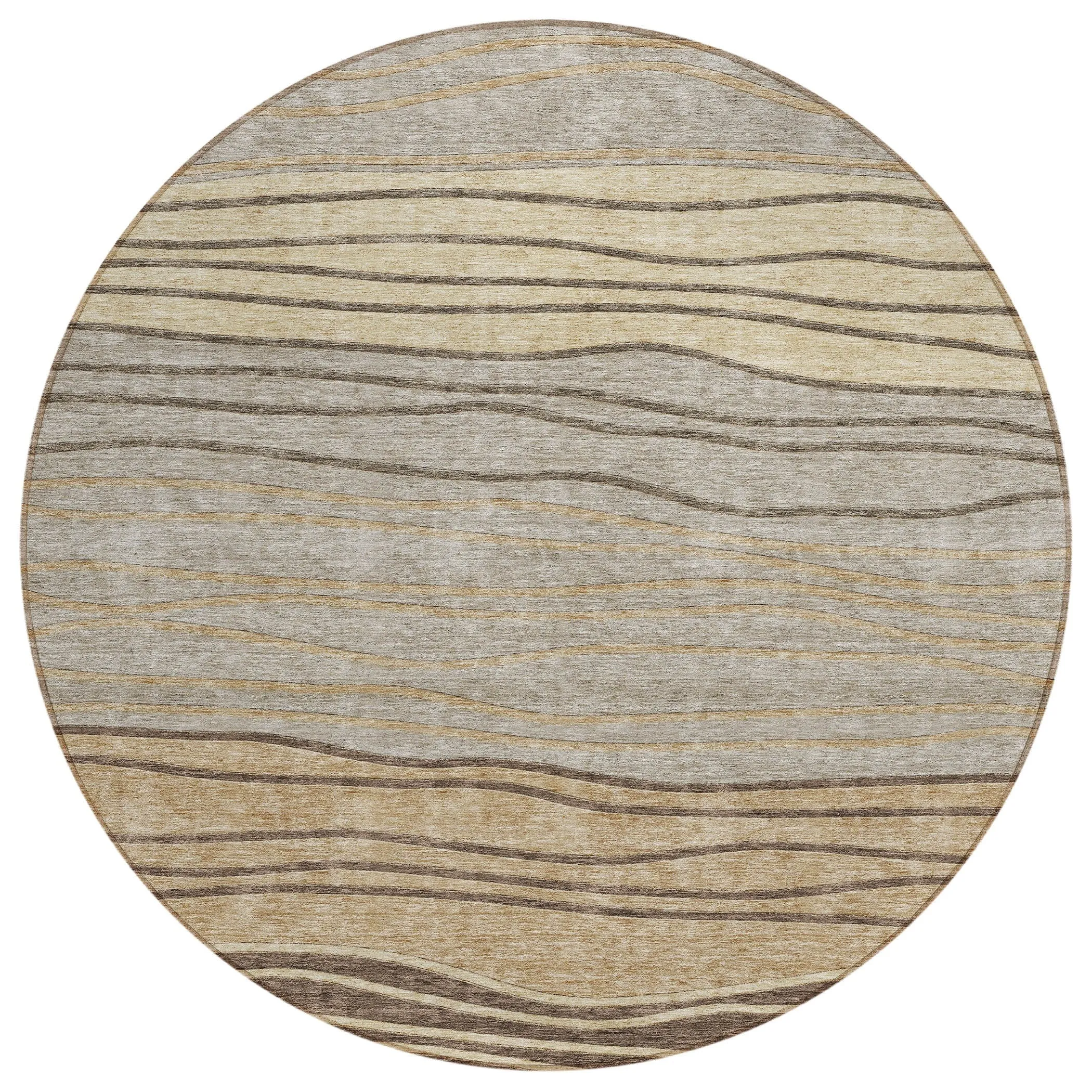 Machine Washable Indoor/ Outdoor Chantille Modern Stripes Rug