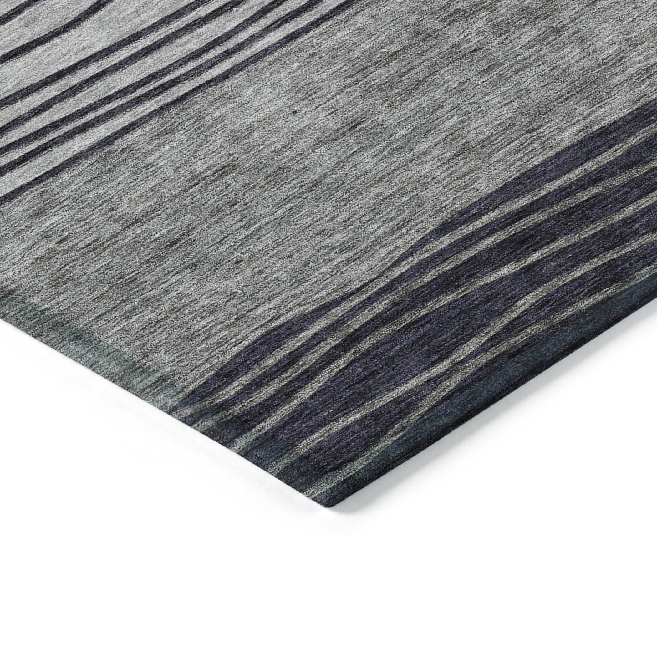 Machine Washable Indoor/ Outdoor Chantille Modern Stripes Rug