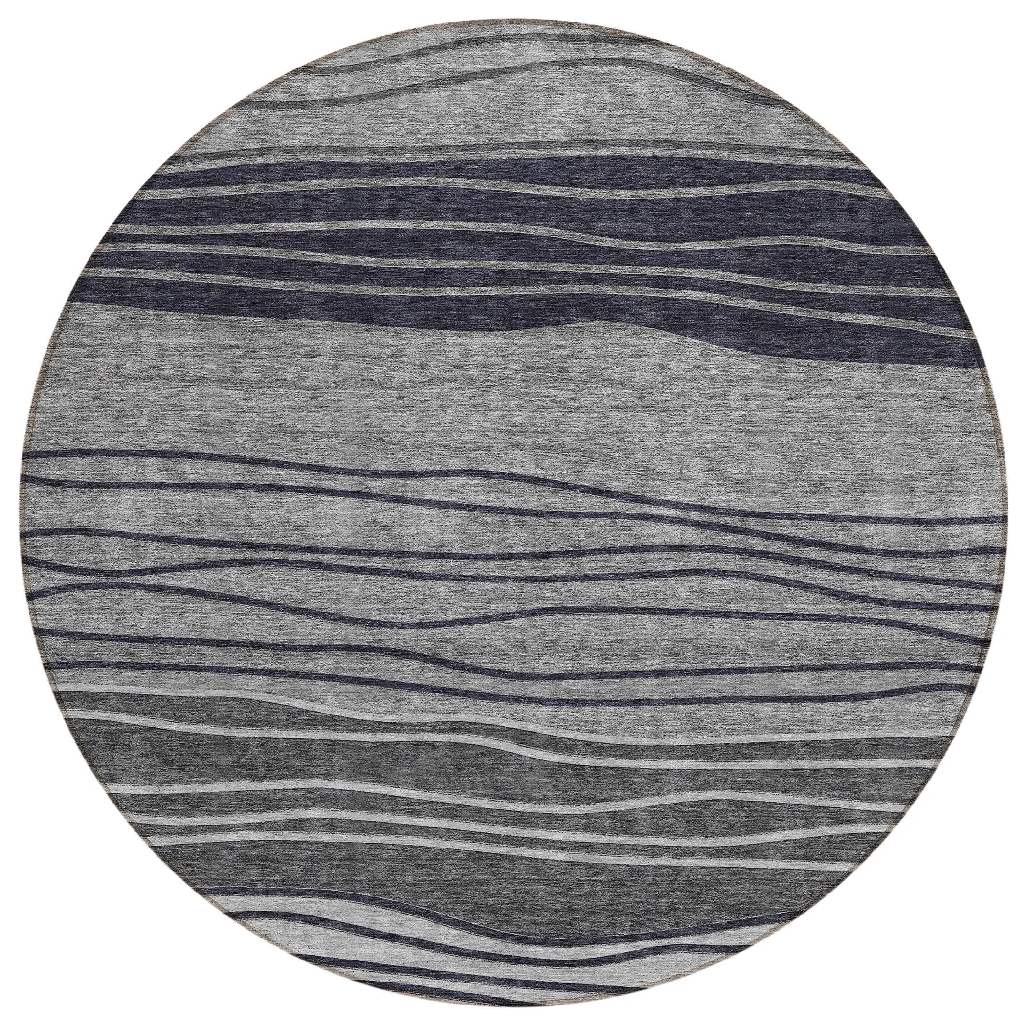 Machine Washable Indoor/ Outdoor Chantille Modern Stripes Rug