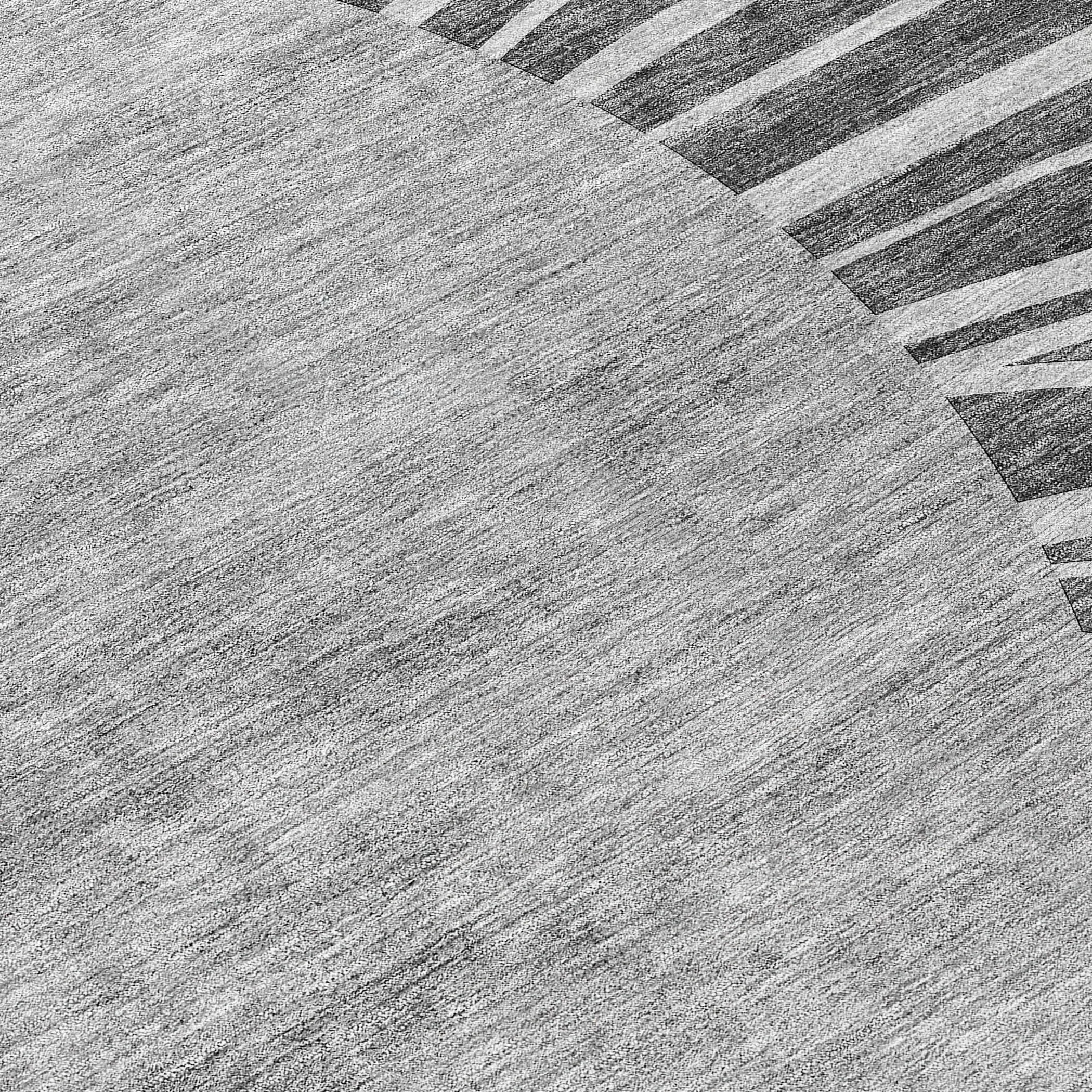 Machine Washable Indoor/ Outdoor Chantille Modern Sunburst Rug