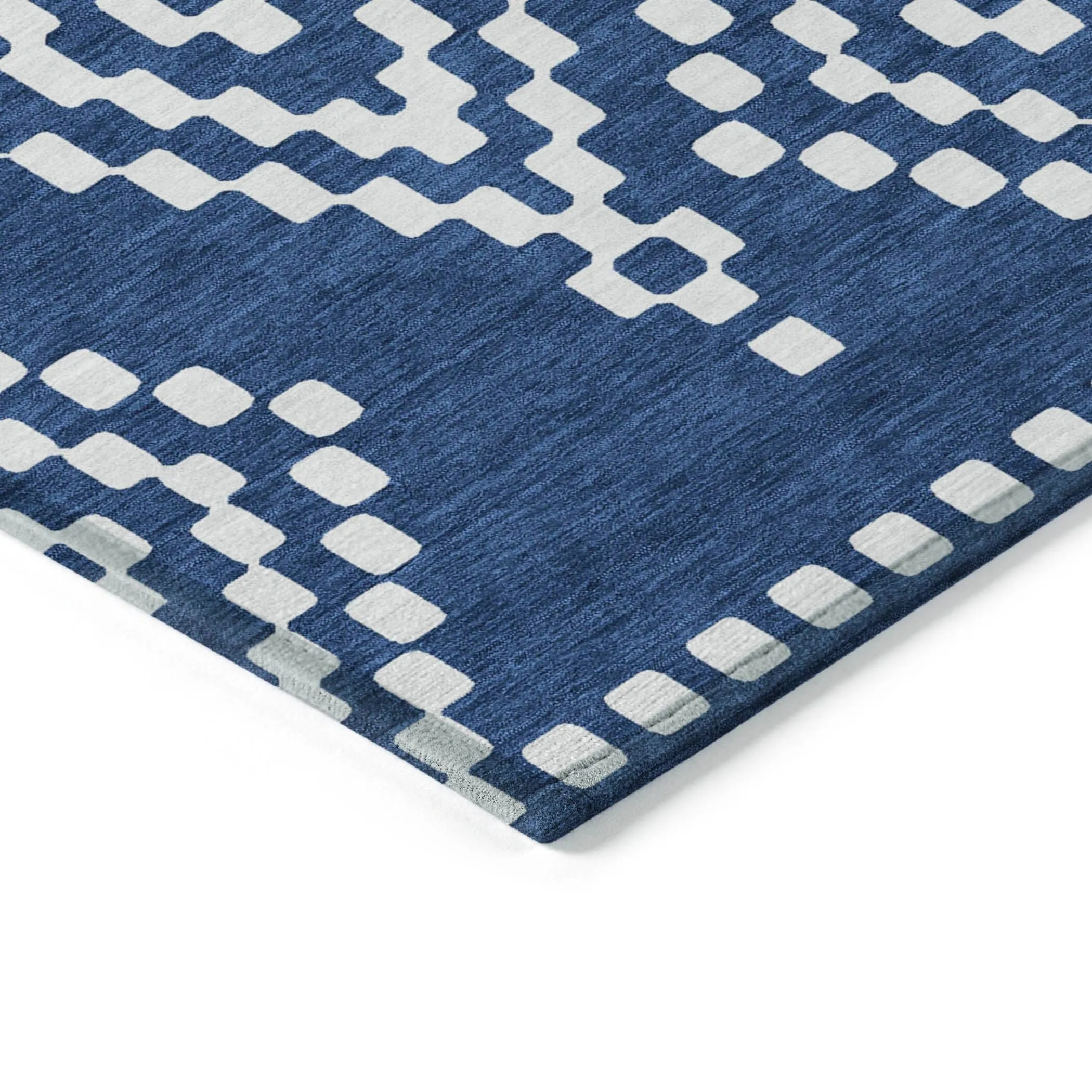 Machine Washable Indoor/ Outdoor Chantille Moroccan Boho Rug