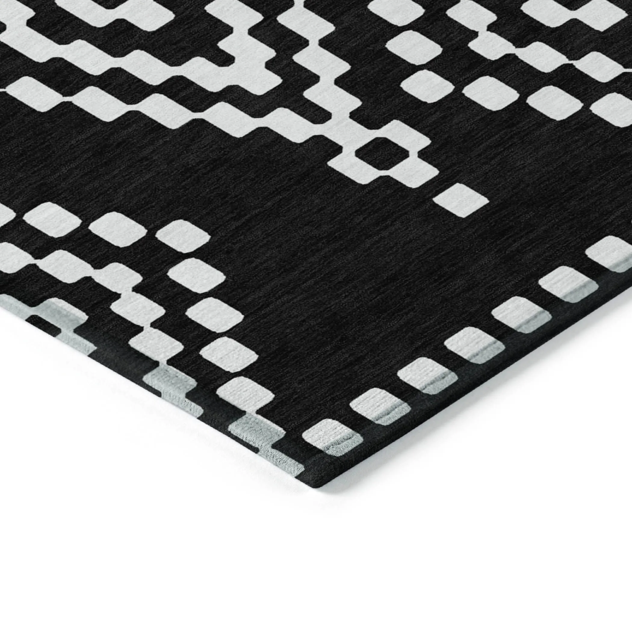 Machine Washable Indoor/ Outdoor Chantille Moroccan Boho Rug