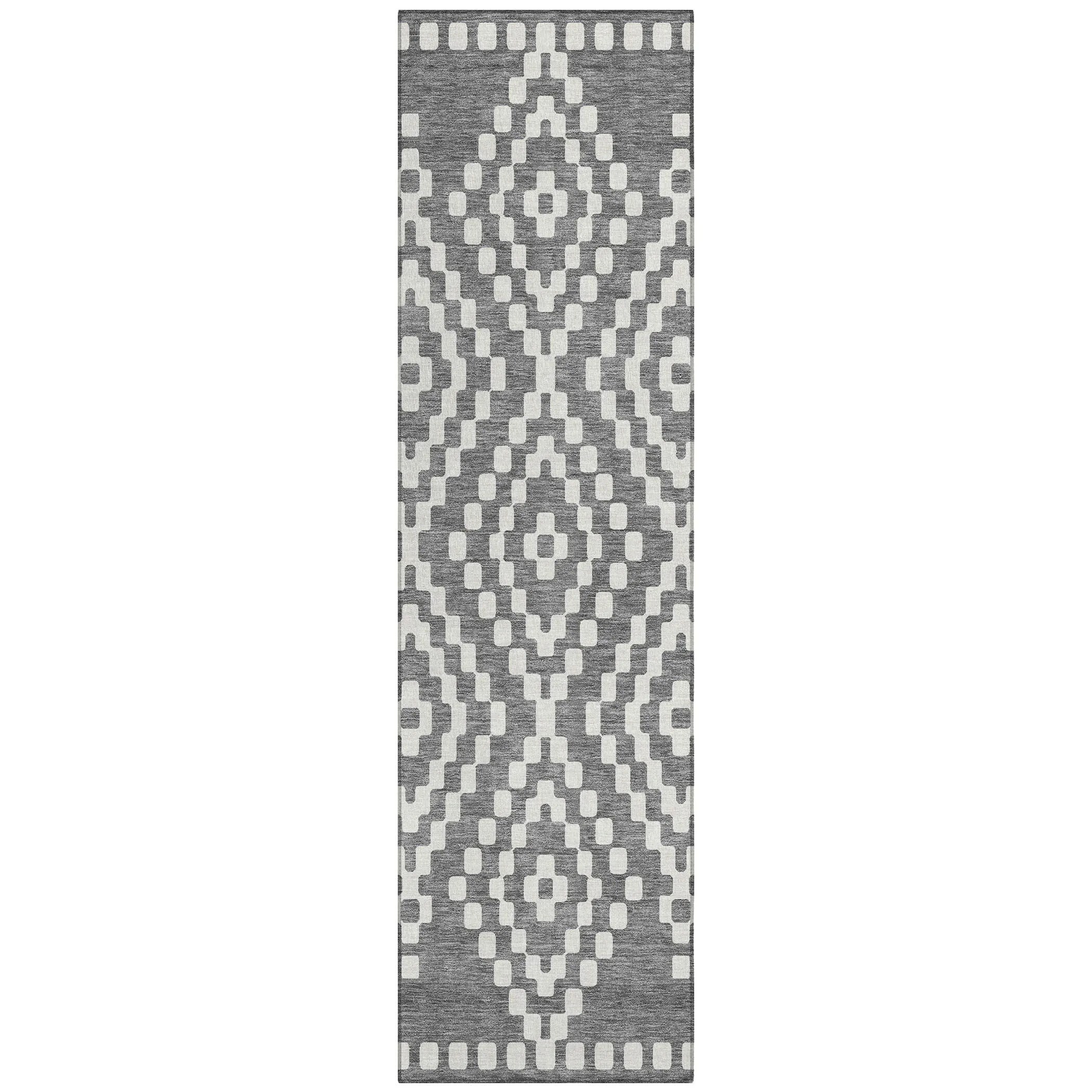 Machine Washable Indoor/ Outdoor Chantille Moroccan Boho Rug