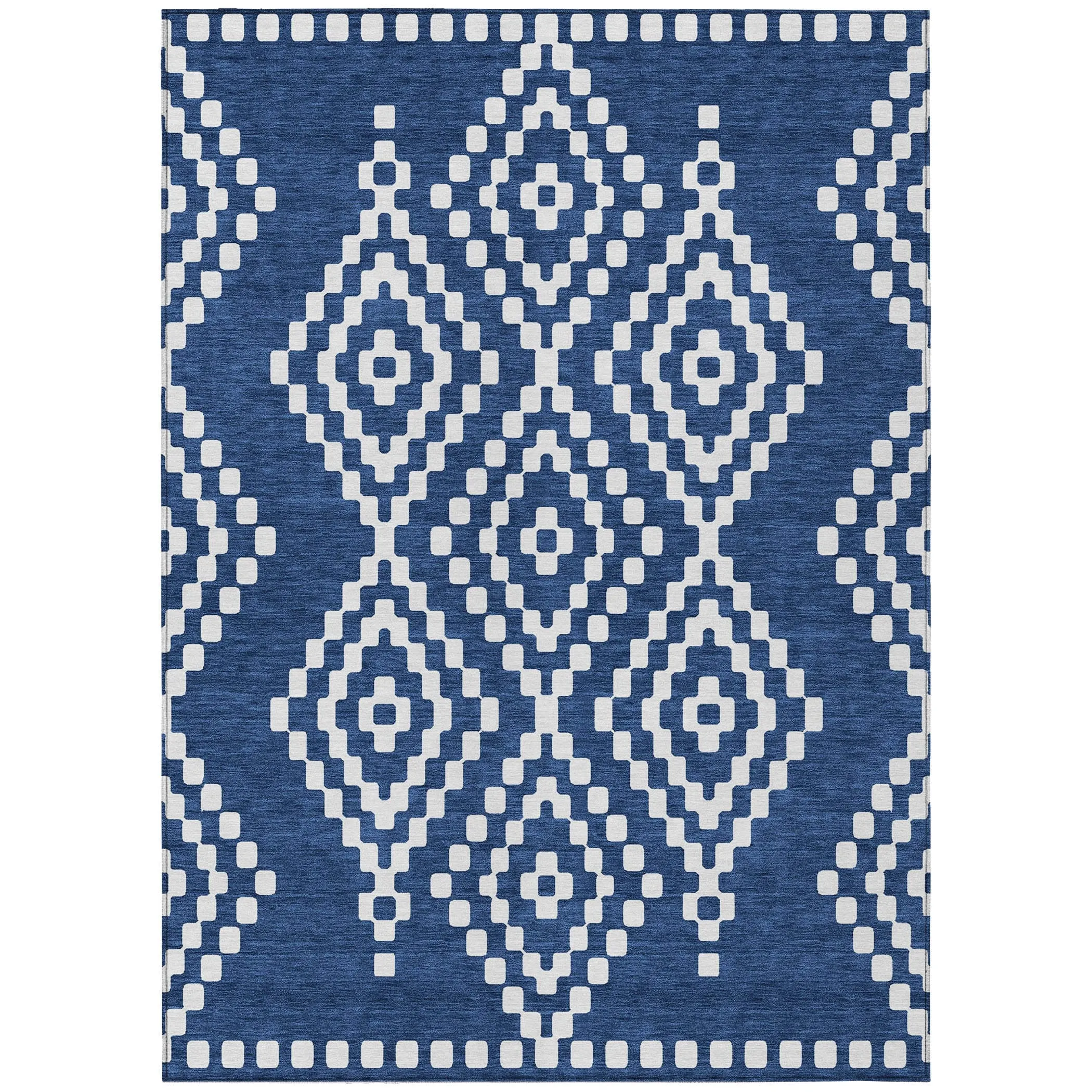 Machine Washable Indoor/ Outdoor Chantille Moroccan Boho Rug
