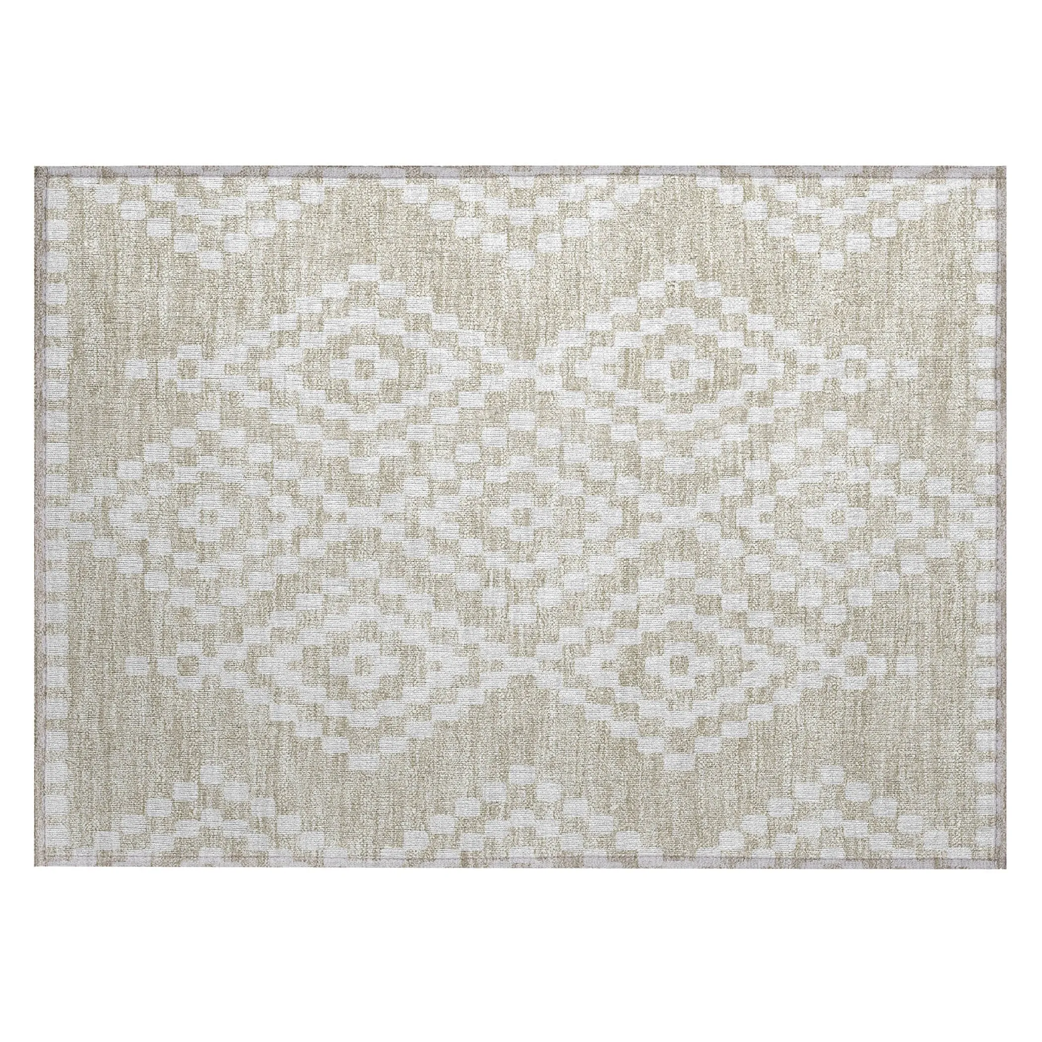 Machine Washable Indoor/ Outdoor Chantille Moroccan Boho Rug