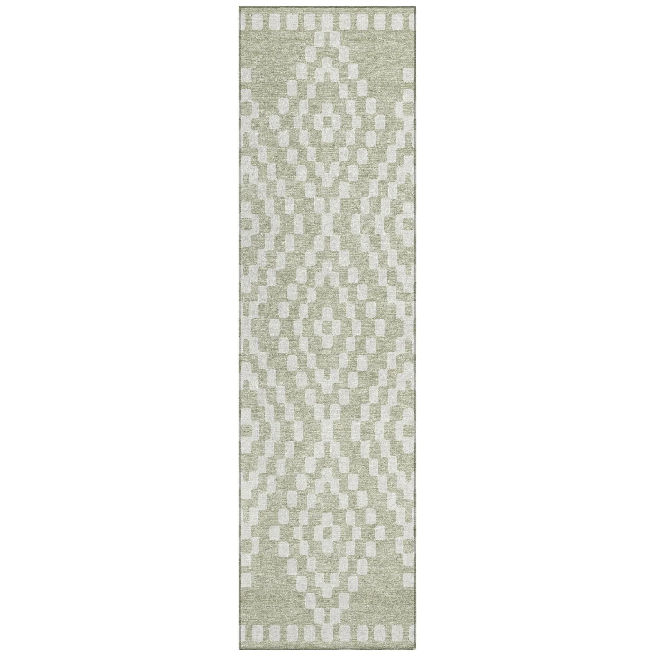 Machine Washable Indoor/ Outdoor Chantille Moroccan Boho Rug
