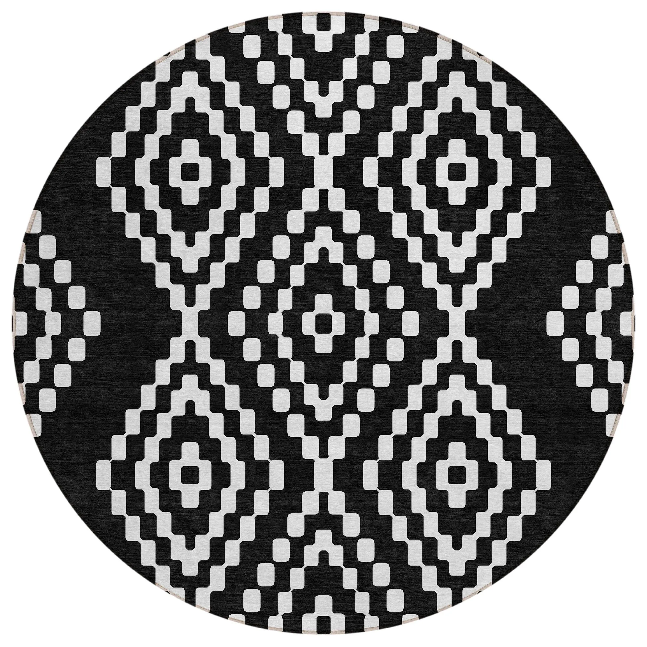 Machine Washable Indoor/ Outdoor Chantille Moroccan Boho Rug