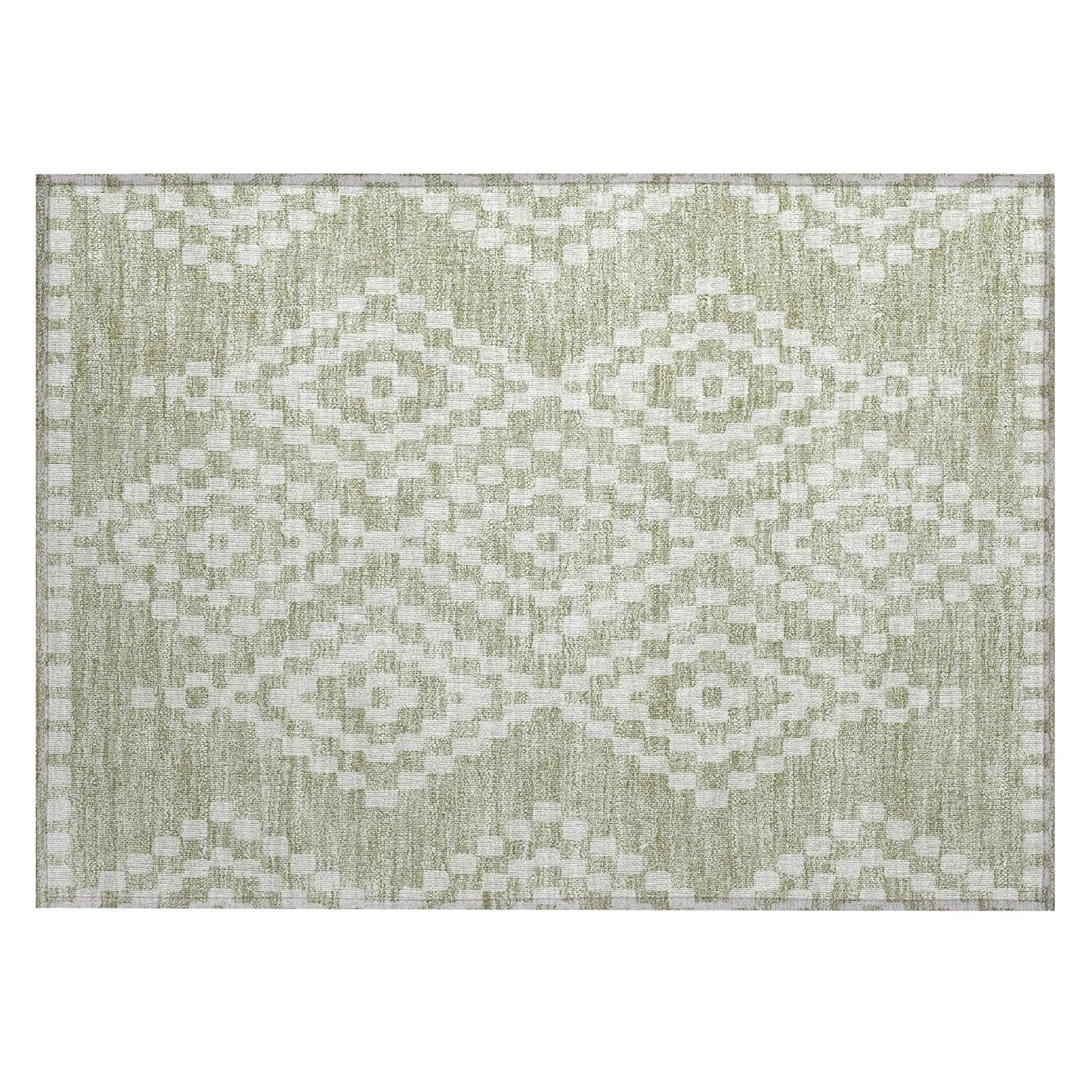 Machine Washable Indoor/ Outdoor Chantille Moroccan Boho Rug