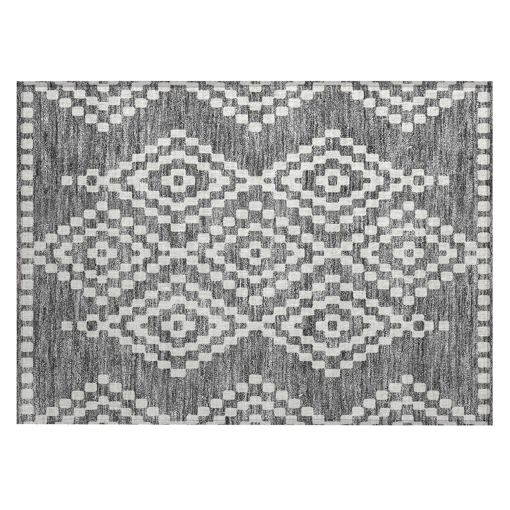 Machine Washable Indoor/ Outdoor Chantille Moroccan Boho Rug