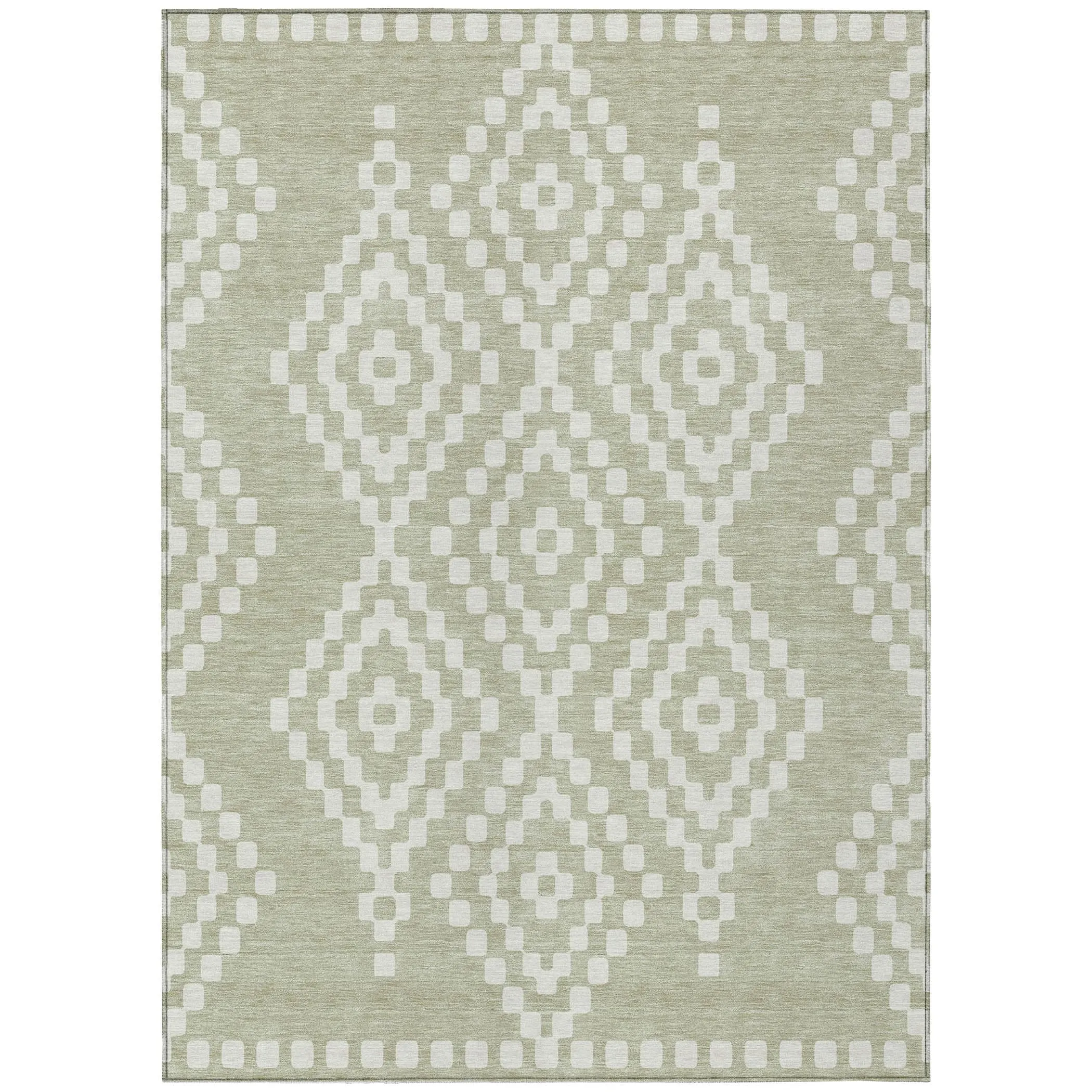 Machine Washable Indoor/ Outdoor Chantille Moroccan Boho Rug