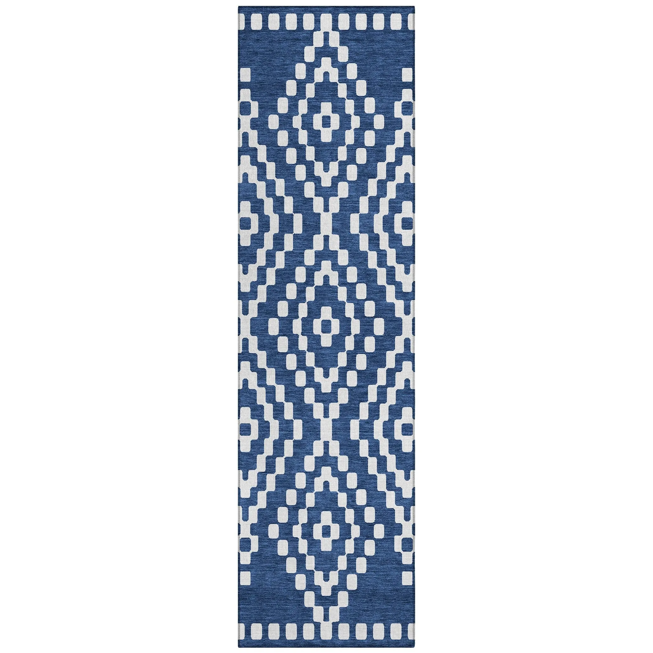 Machine Washable Indoor/ Outdoor Chantille Moroccan Boho Rug