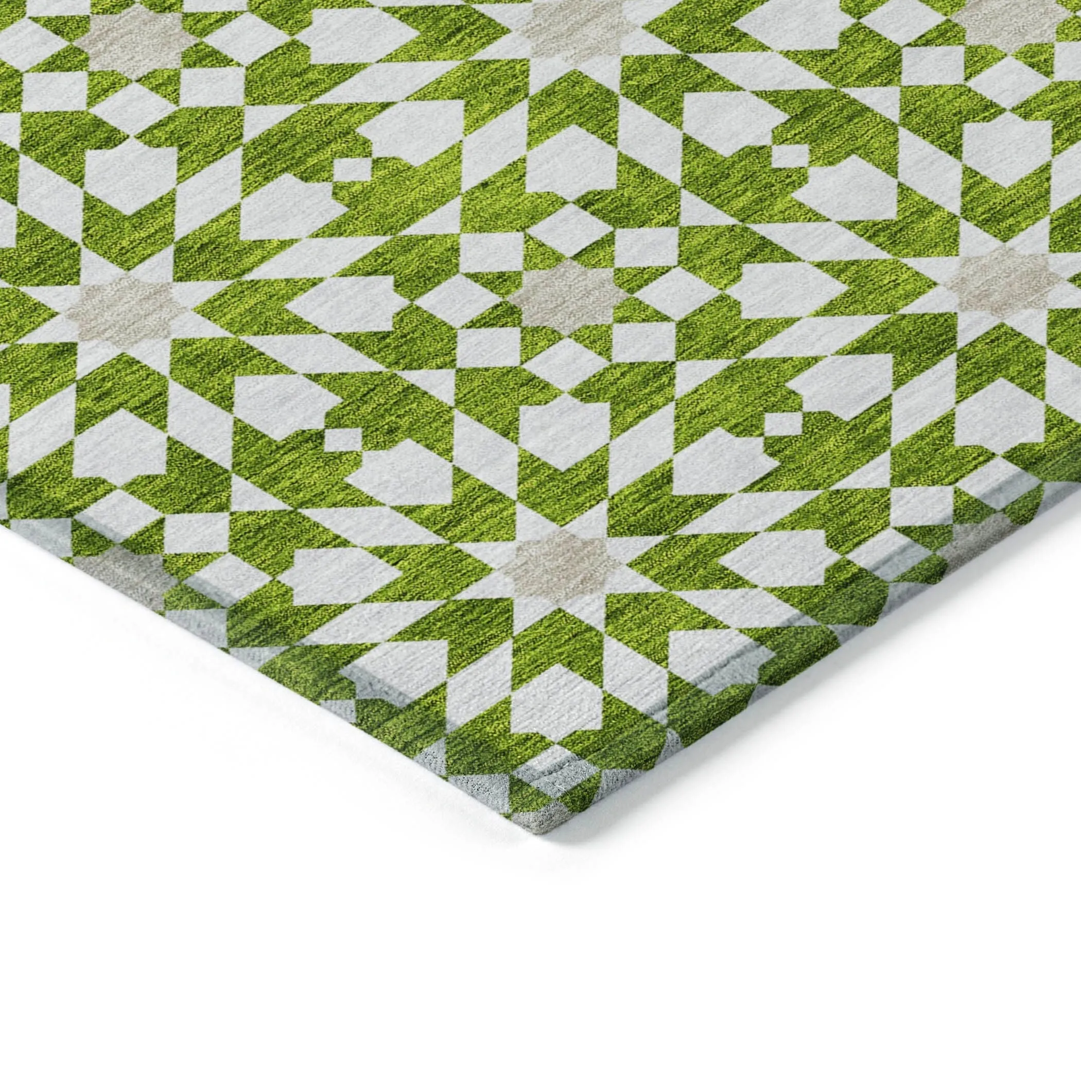 Machine Washable Indoor/ Outdoor Chantille Morrocan Boho Rug