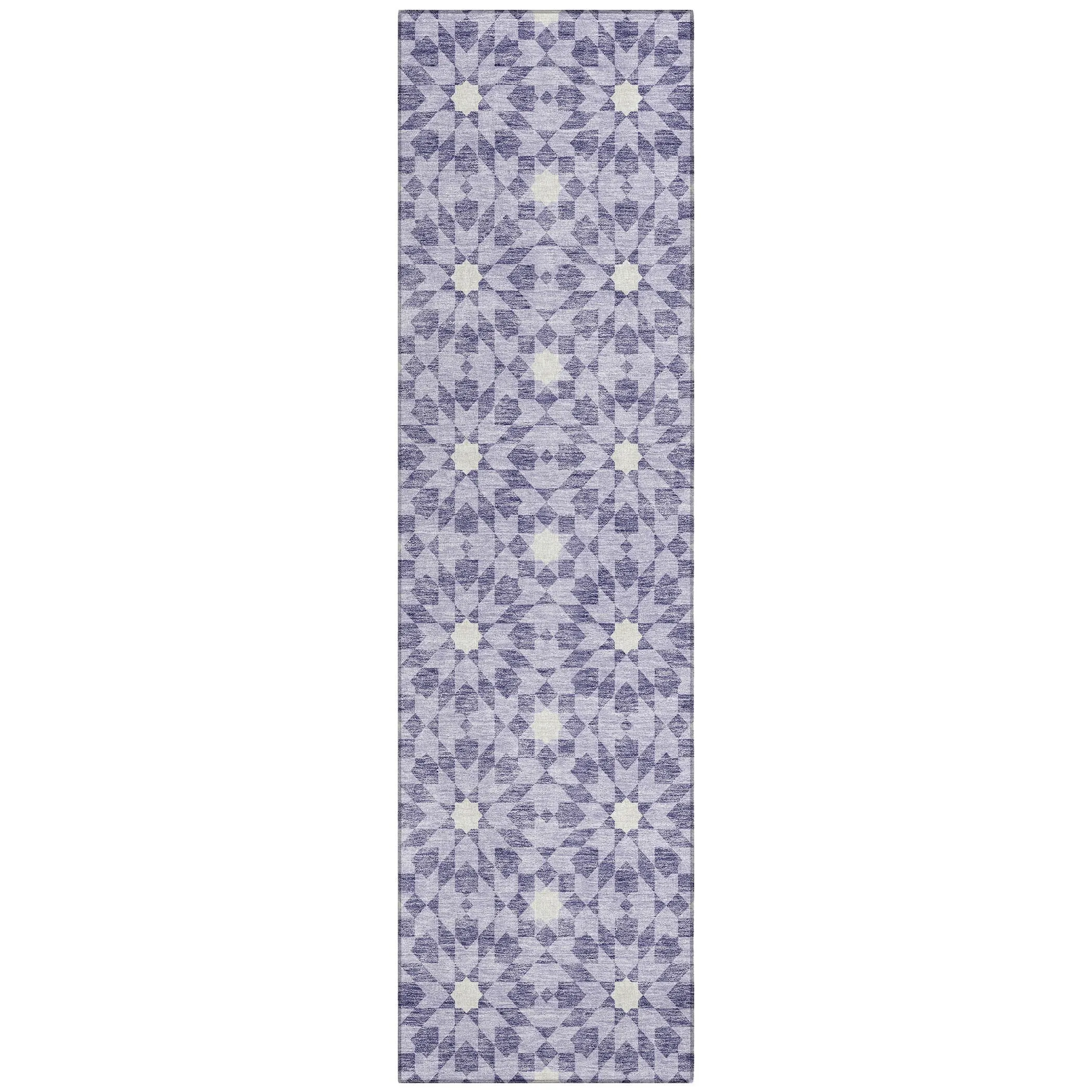Machine Washable Indoor/ Outdoor Chantille Morrocan Boho Rug