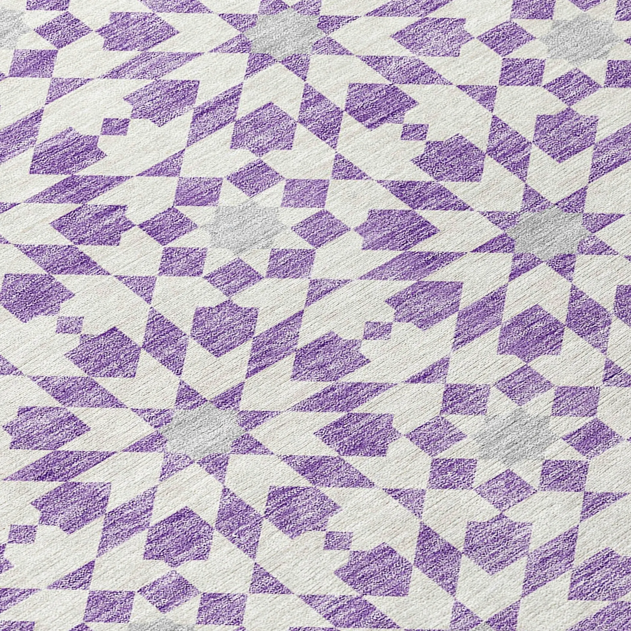 Machine Washable Indoor/ Outdoor Chantille Morrocan Boho Rug