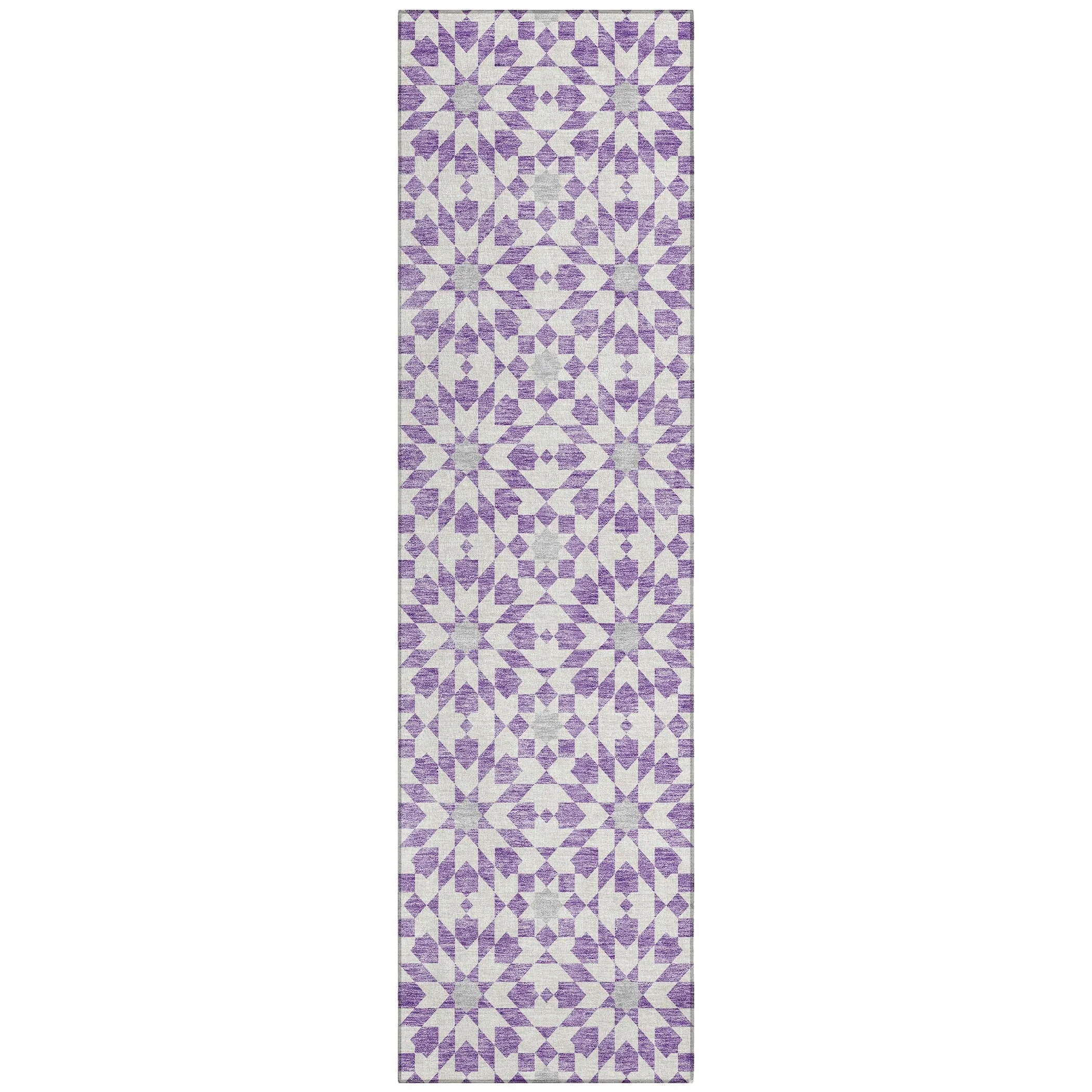 Machine Washable Indoor/ Outdoor Chantille Morrocan Boho Rug