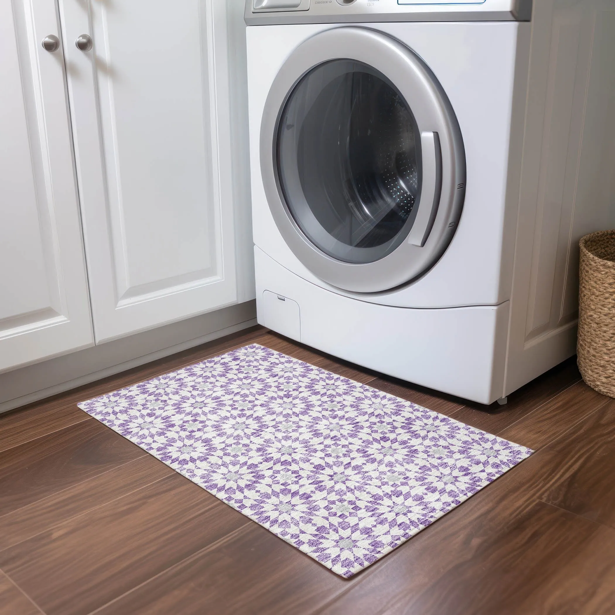 Machine Washable Indoor/ Outdoor Chantille Morrocan Boho Rug