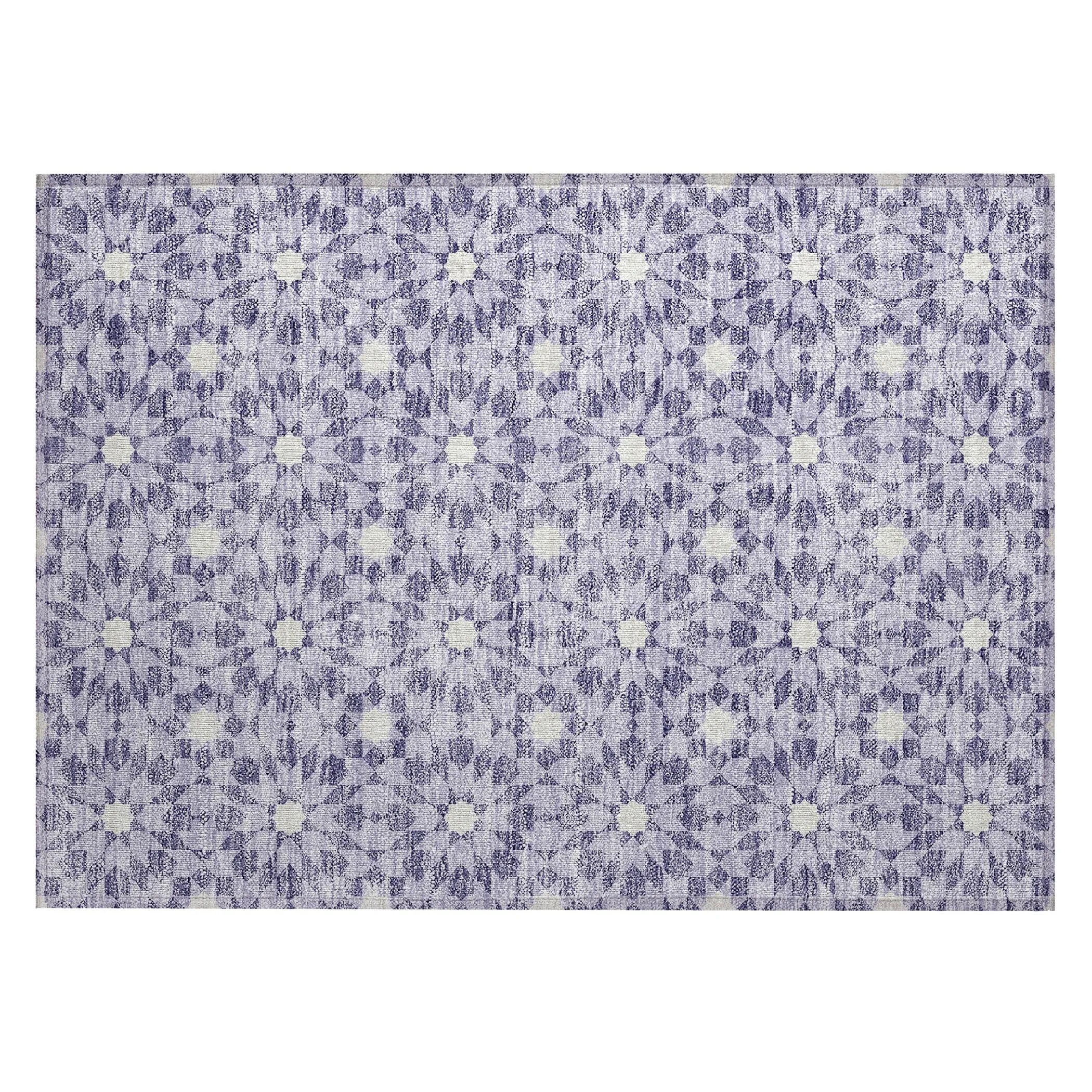 Machine Washable Indoor/ Outdoor Chantille Morrocan Boho Rug